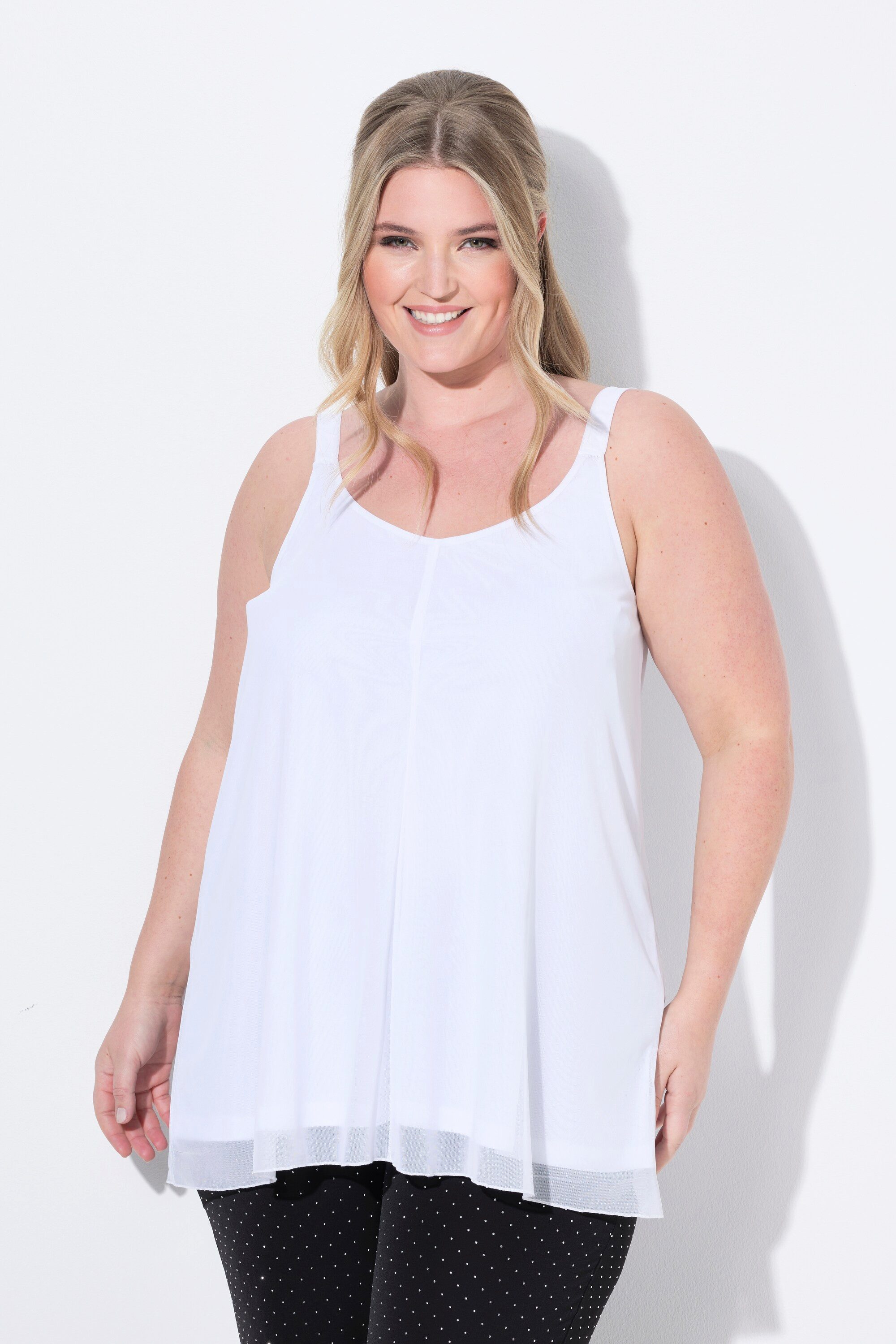 MIAMODA Longtop Top A-Linie Mesh günstig online kaufen