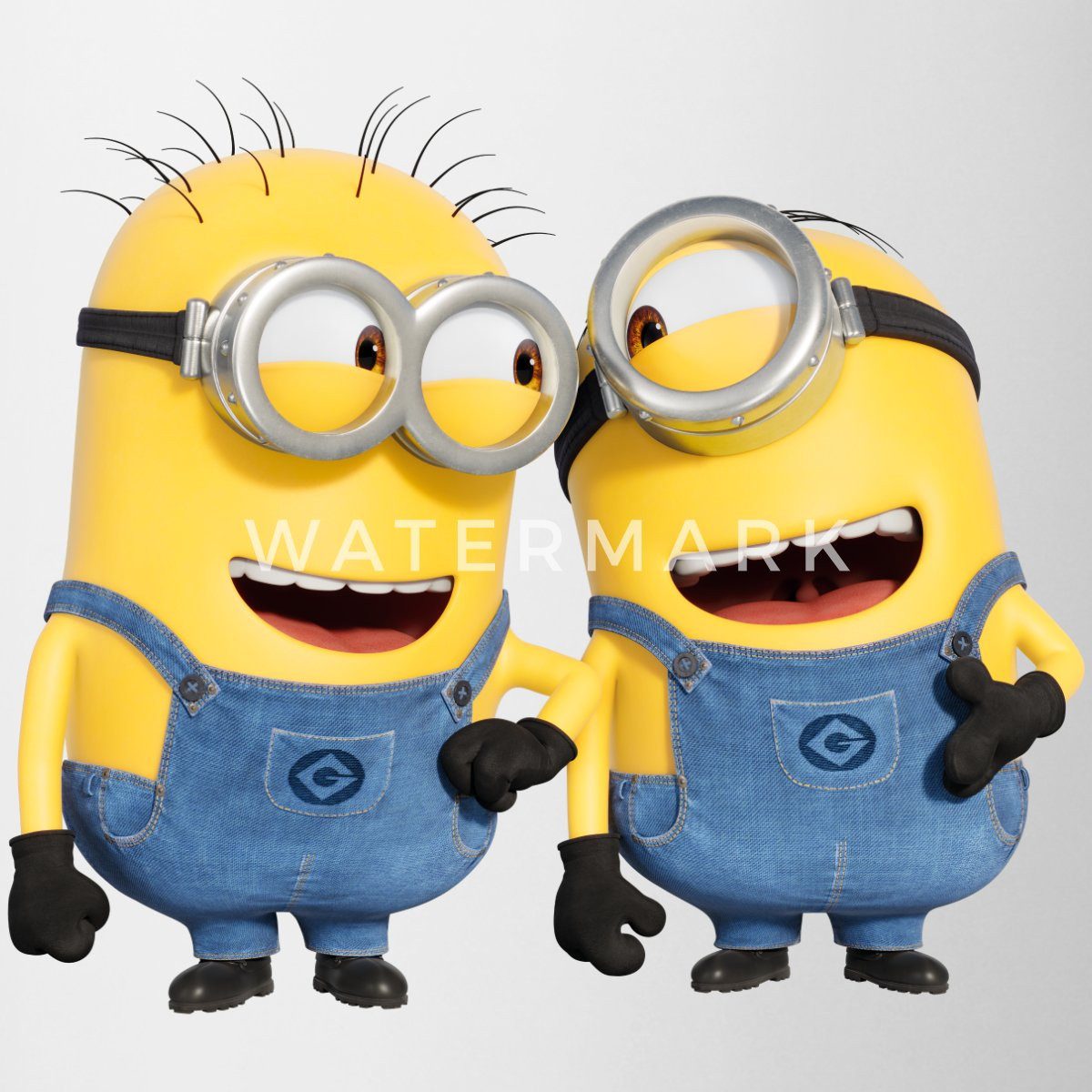 Spreadshirt Tasse Minions Despicable Me Phil Und Stuart Tasse Zweifarbig, Keramik