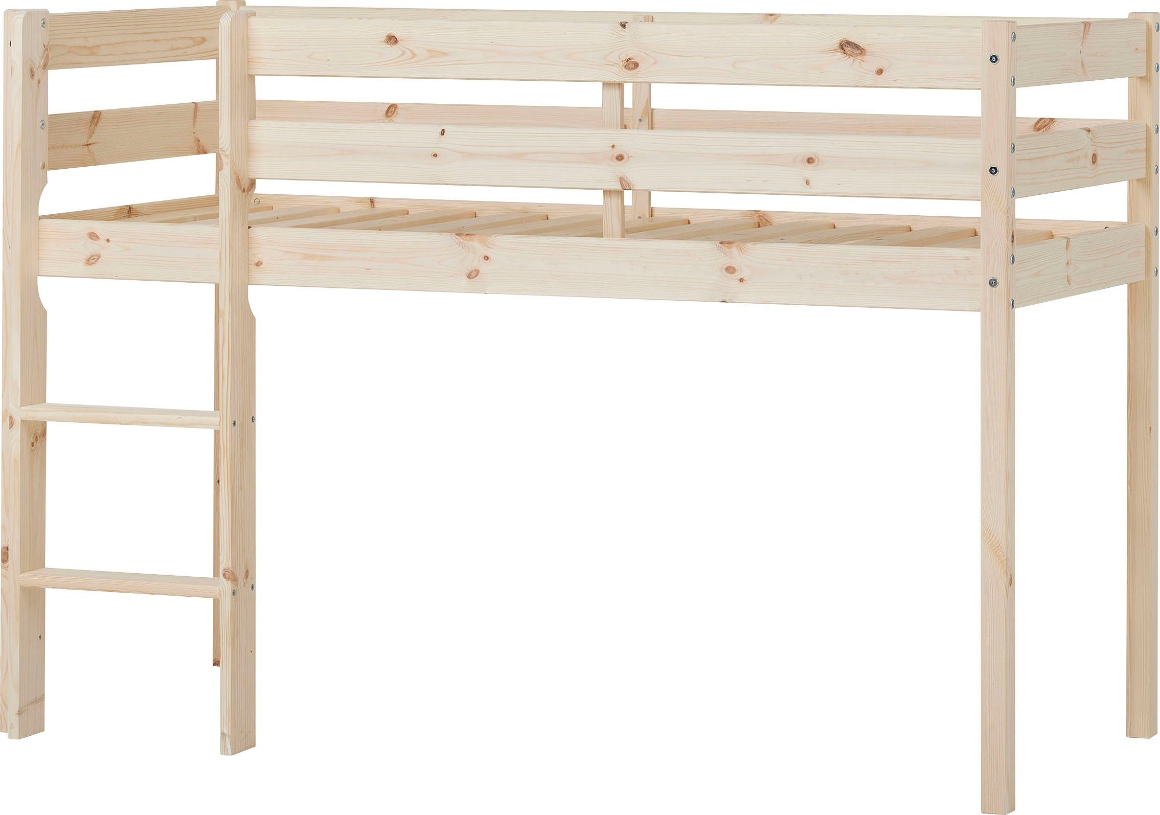 Hoppekids Spielbett ECO COMFORT, Hochbett, in 2 Einzelbetten teilbar, Höhe 72cm, Farbe & Größe & Matratze
