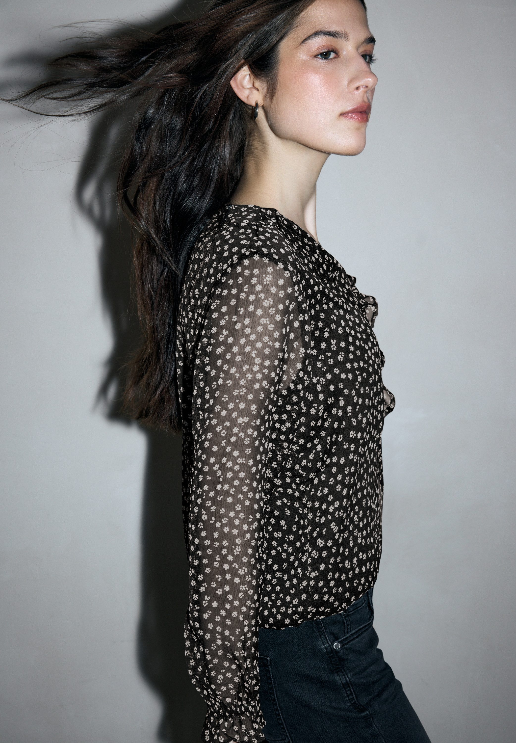 STREET ONE Chiffonbluse mit grafischem Muster günstig online kaufen