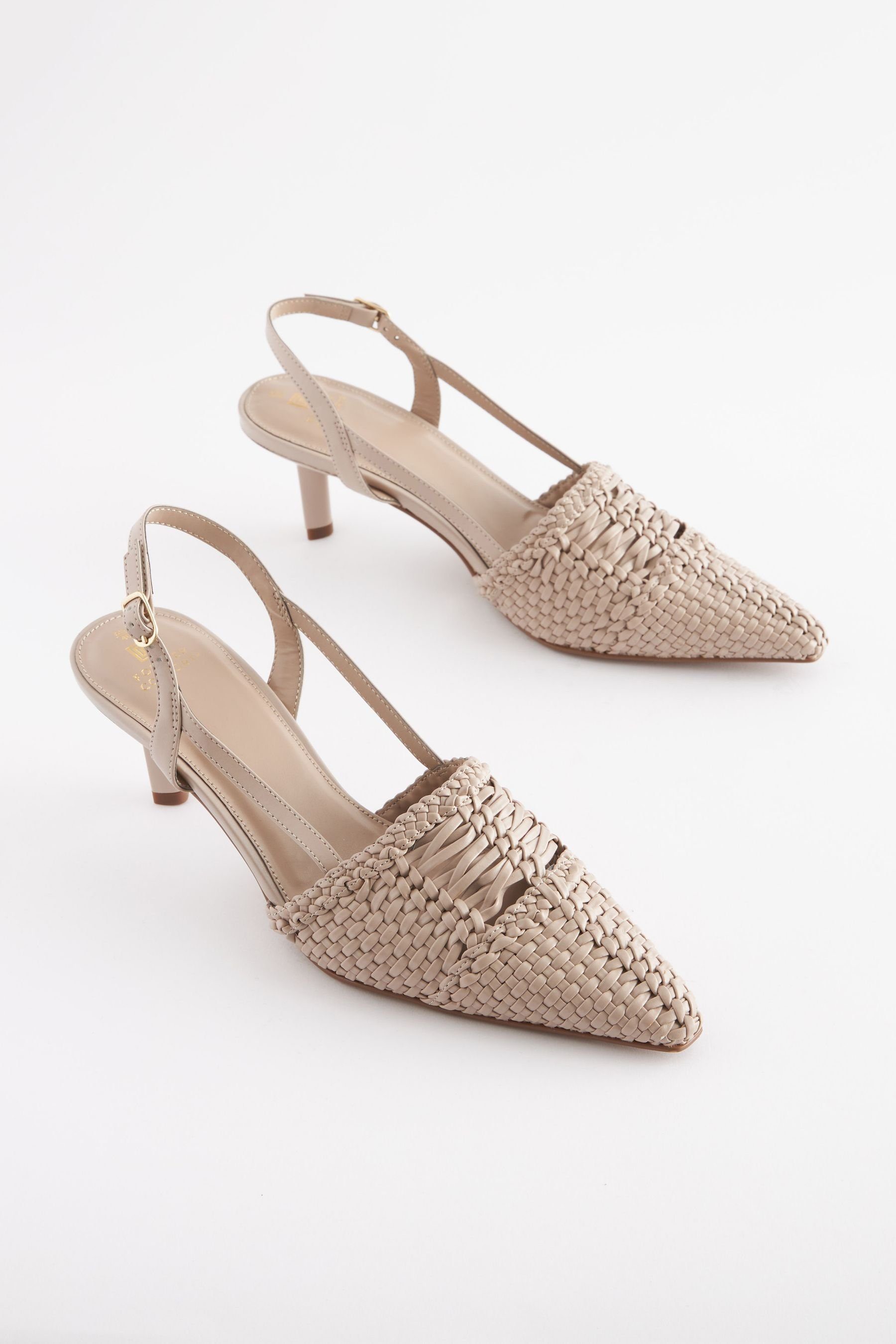 Forever Next Slingpumps Flechtsandaletten, Fersenriemen Comfort® (1-tlg) Neutral