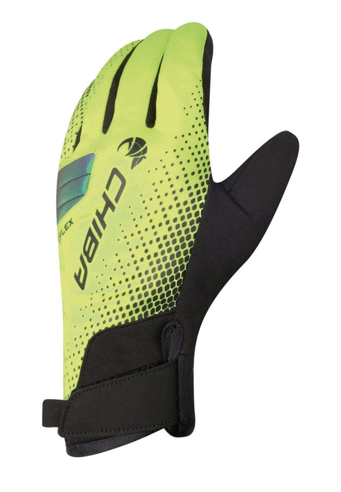 Fahrradhandschuhe Chiba BioXCell Warm Winter Fahrrad Handschuhe Langfinger 3160023 neong