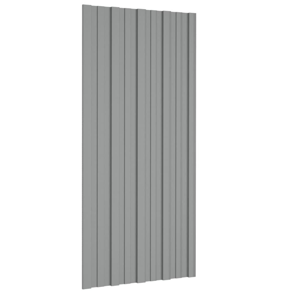 vidaXL Deckenplatten Dachpaneele 36 Stk. Verzinkter günstig online kaufen