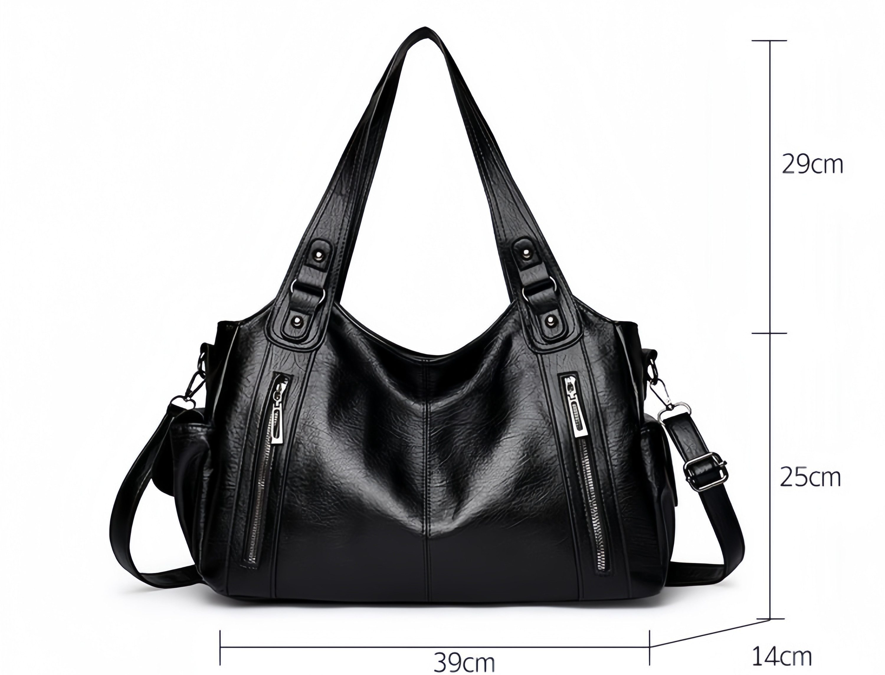 FOUORTUNATE-BEE Handtasche Große Damen-Shopper Tasche im Retro-Stil für Alltag & Arbeit, Vintage Umhängetasche für Damen, ideal für Reisen & Shopping