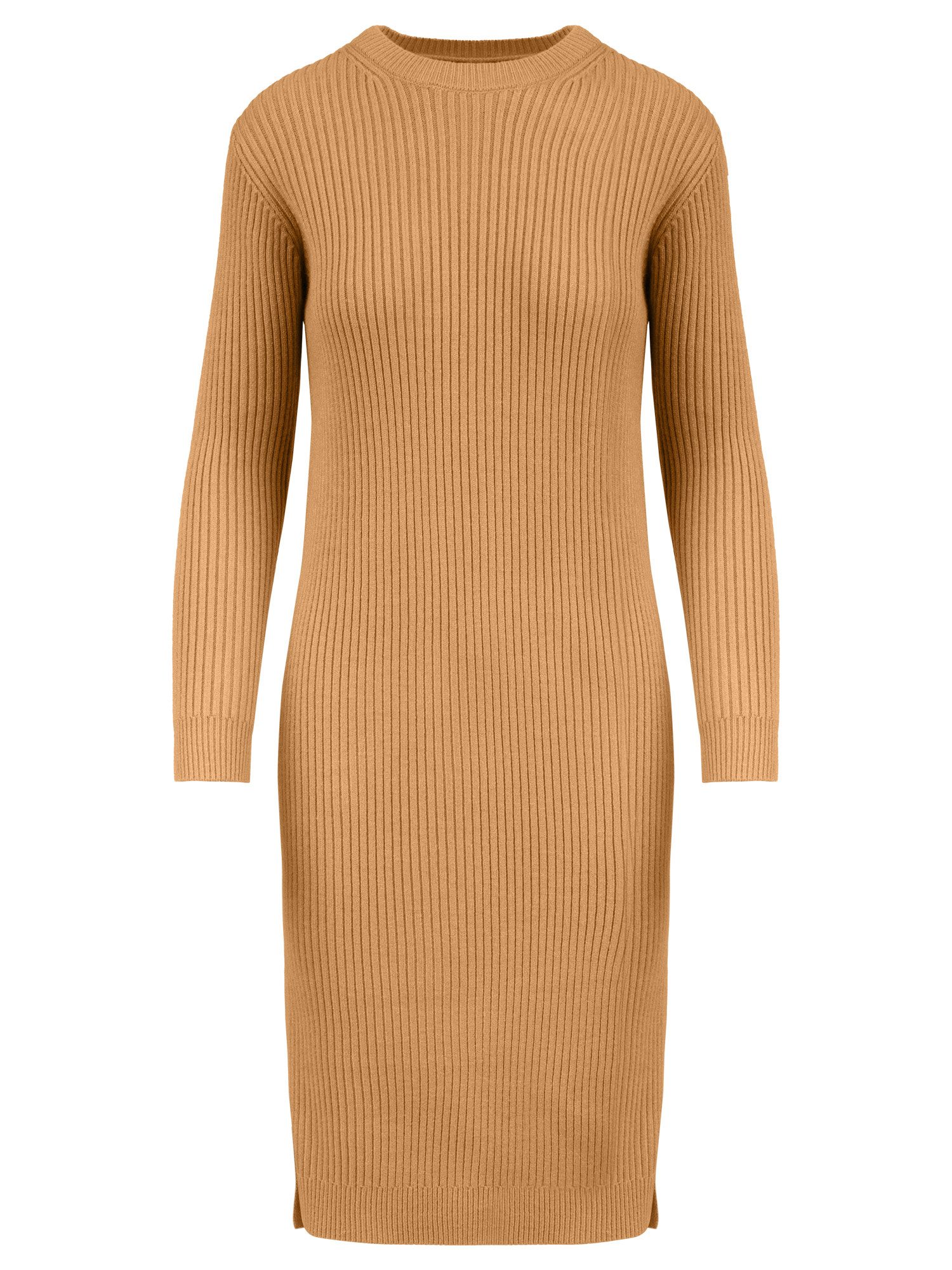 Apart Strickkleid im Rippenstrick aus einer soften Viskose-Mischung mit Kaschmir