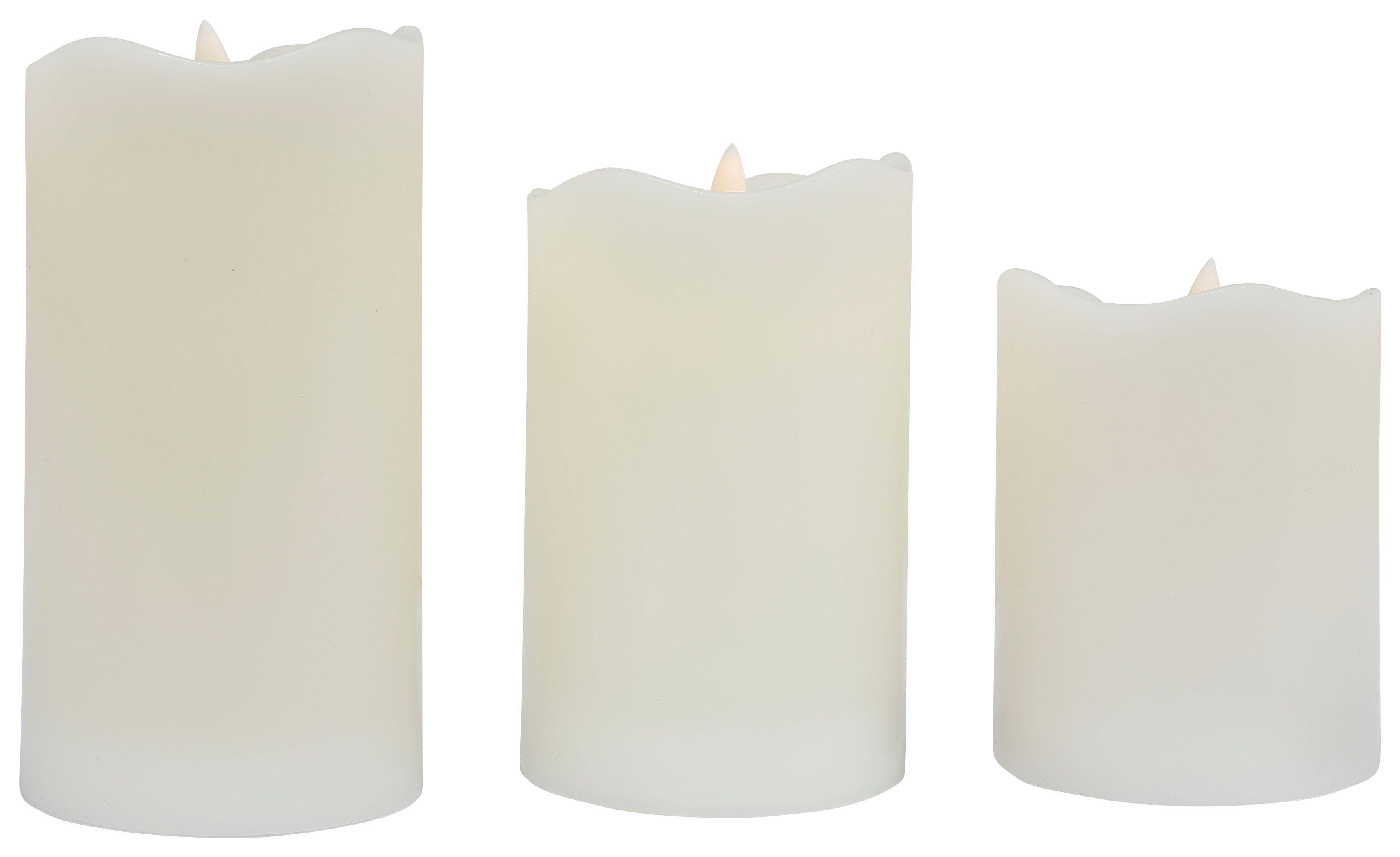 BONETTI LED Dekolicht Weihnachtsdeko, 3er Set, Timerfunktion, Warmweiß, LED günstig online kaufen