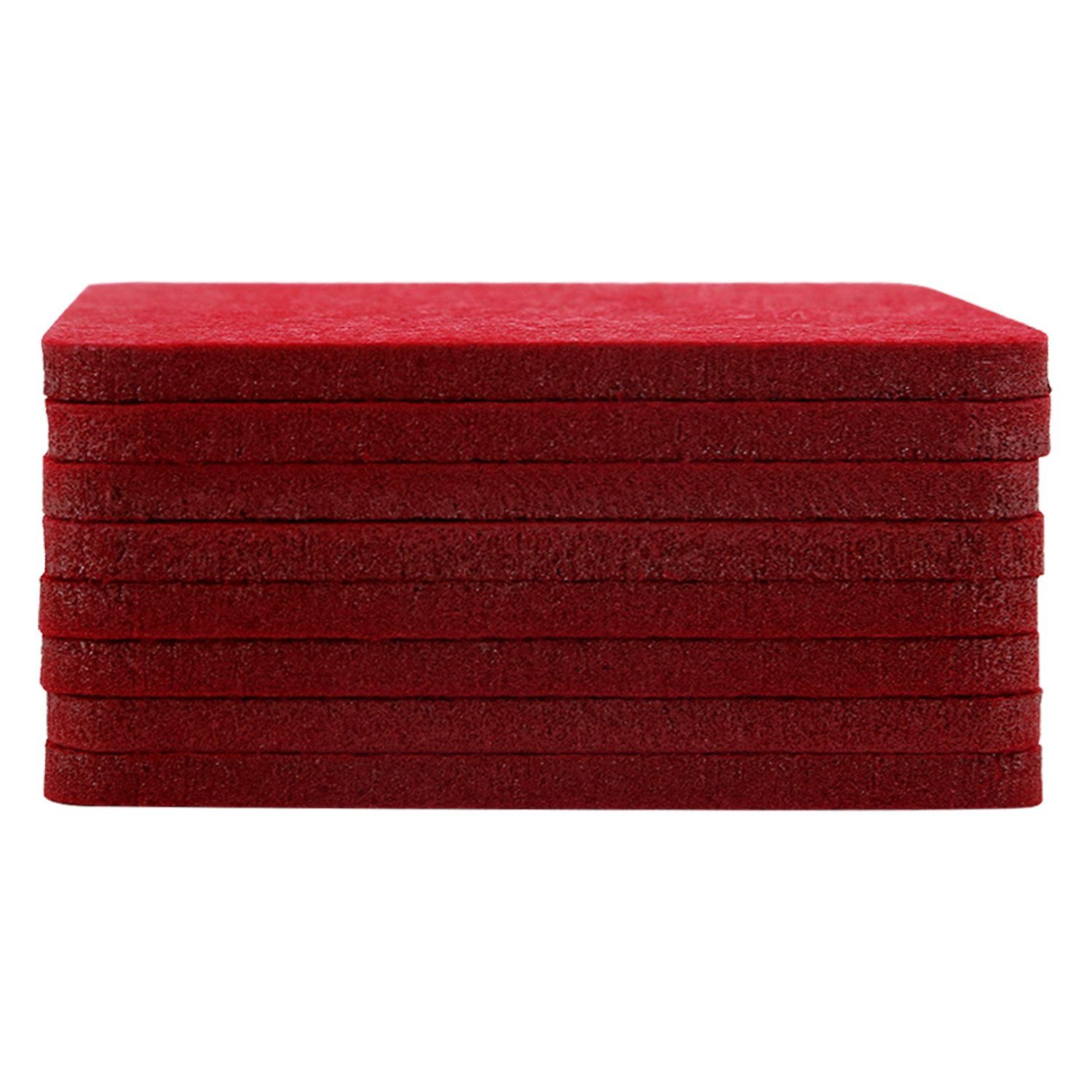 wortek Getränkeuntersetzer Filz-Untersetzer Eckig für Gläser 8er Tischset, Zubehör für Tisch & Gläser, Set, 8-tlg., cm – Bild 3 von 5