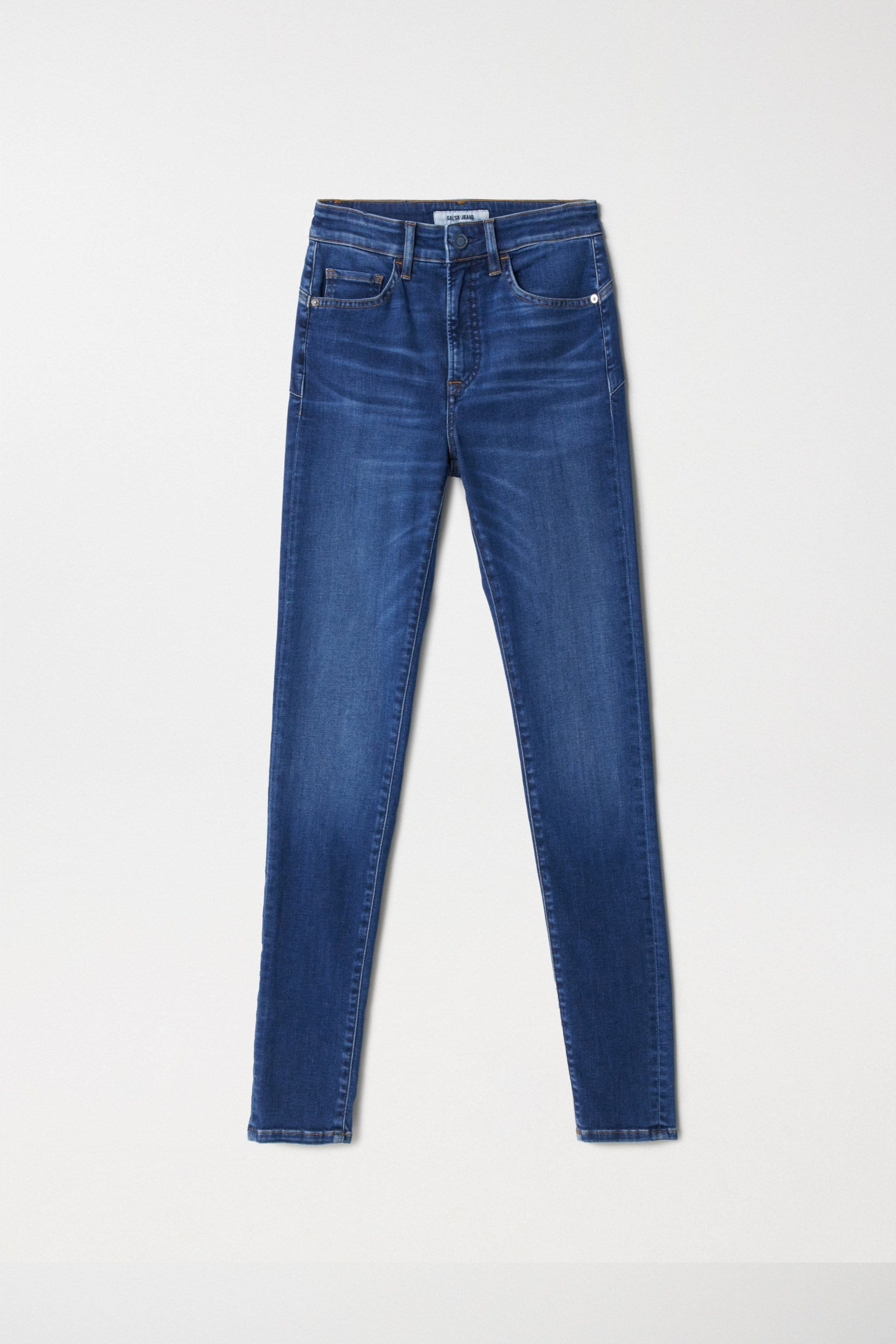 Stretch-Jeans SALSA JEANS FAITH PUSH IN dark blue used 21007006.0854