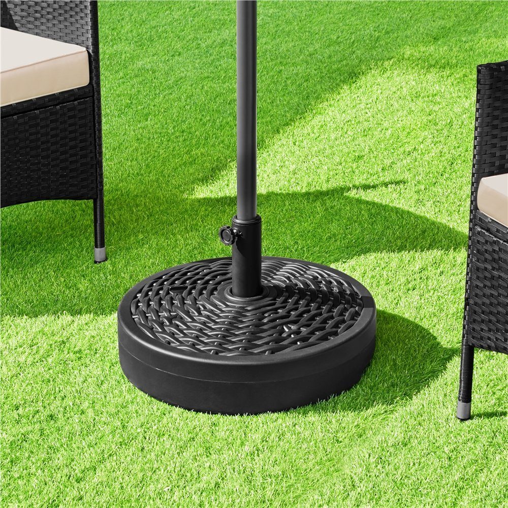 Yaheetech Schirmständer, Sonnenschirmständer Gartenschirmhalter in Ratten-O günstig online kaufen