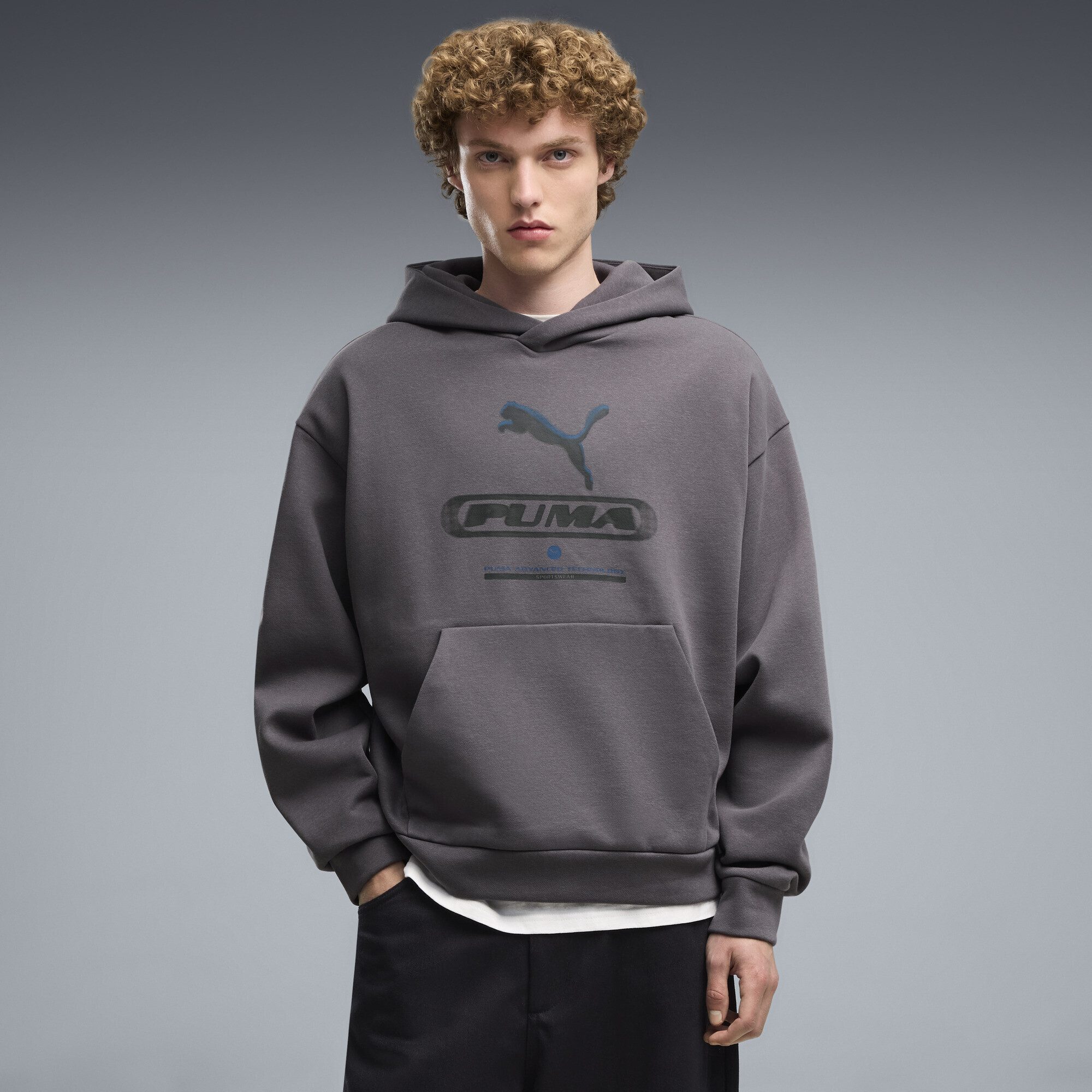PUMA Hoodie PUMA Sport Boxy Graphic Fleece Hoodie Herren