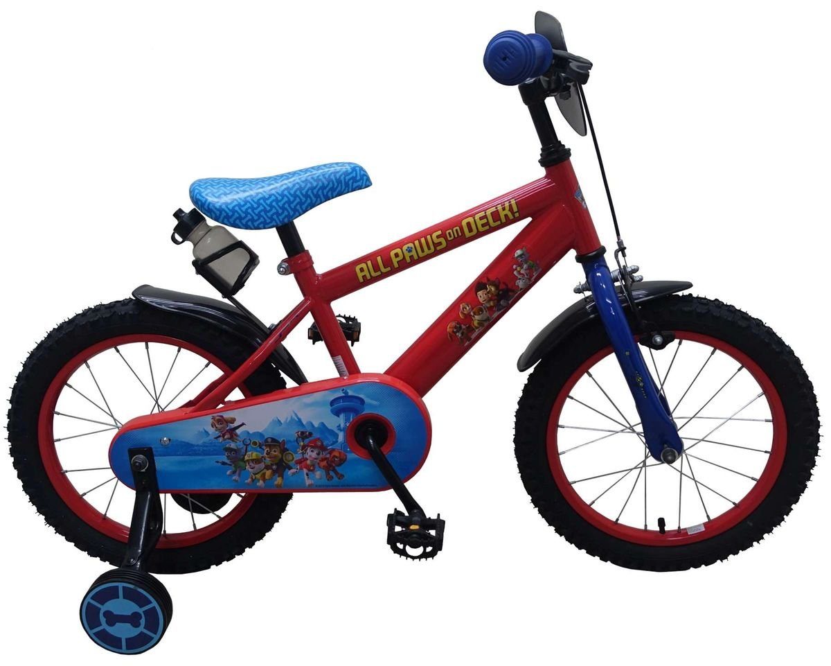 16 Zoll Disney Kinder Fahrrad Kinderfahrrad Jungenfahrrad Rad Bike Paw Patrol 
