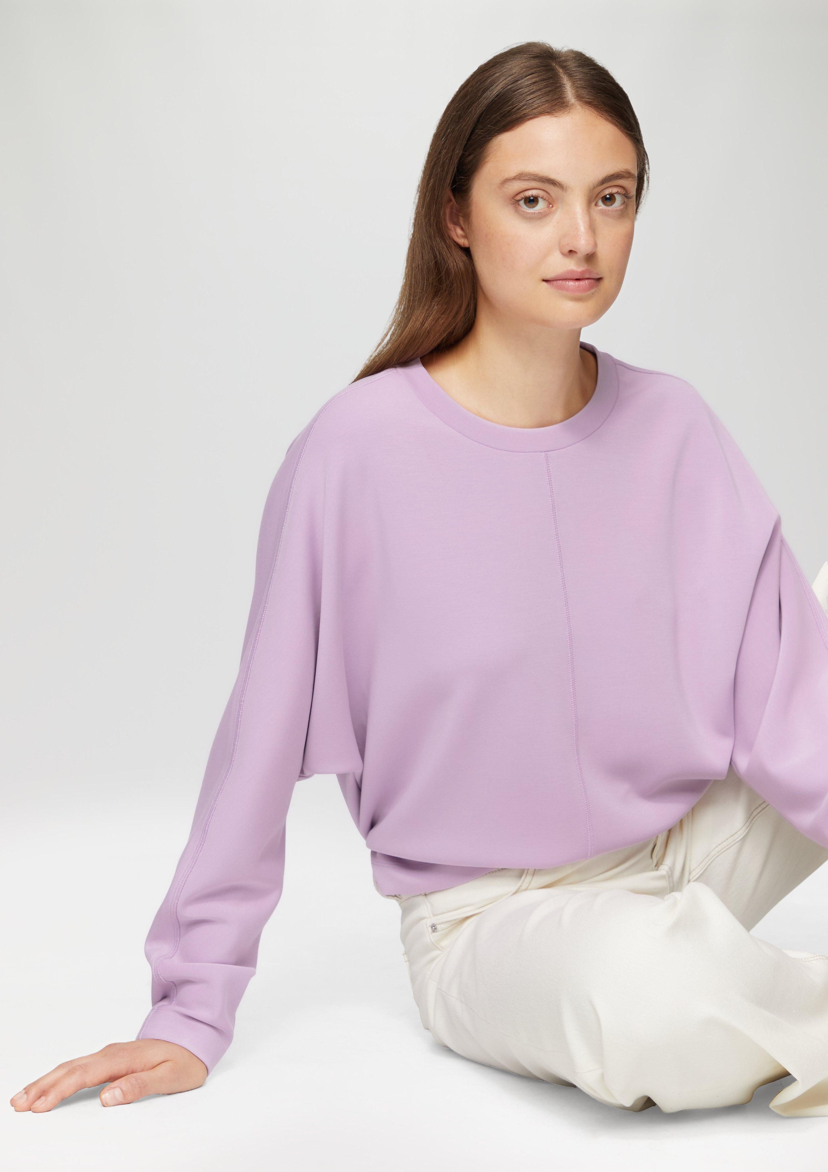 s.Oliver Sweatshirt Sweatshirt aus Scuba mit günstig online kaufen
