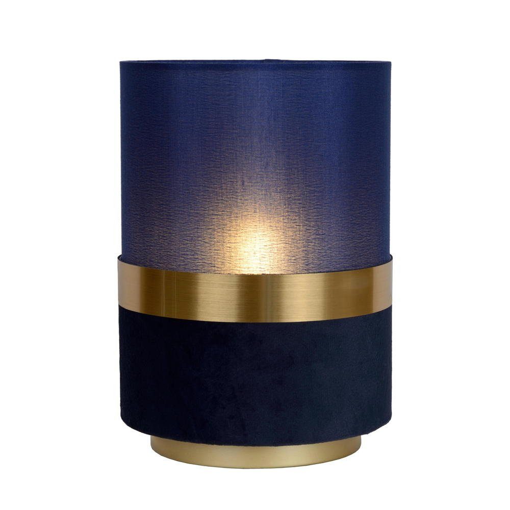 click-licht Tischleuchte Blau Extravaganza E14, Nein, Leuchtmittel enthalten: Tischlampe Tusse Angabe, Nachttischlampe, Tischleuchte, und Gold warmweiss, in Tischleuchte keine