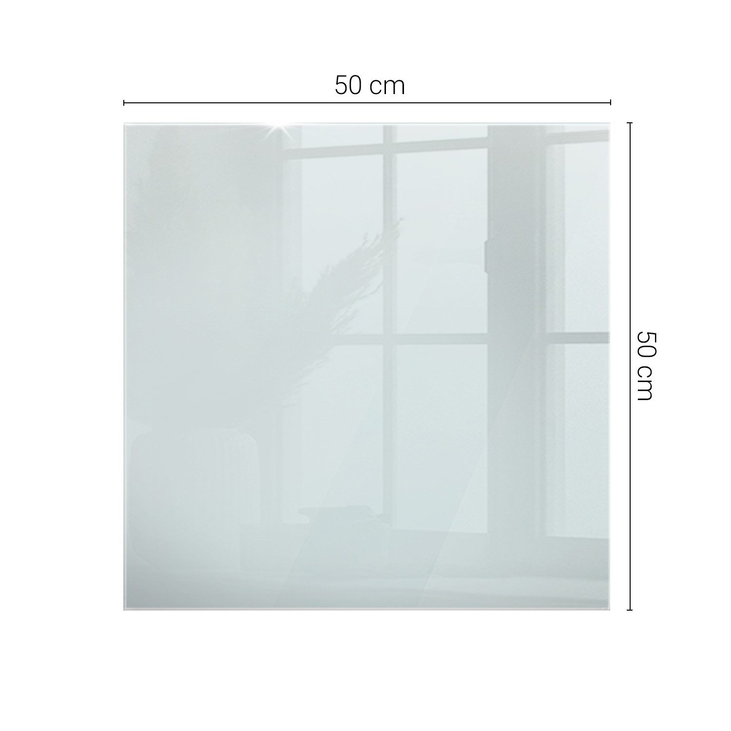 Tulup Tischplatte Glasplatte für Couchtisch Transparent Couchtisch Bodenplatte – Bild 4 von 5