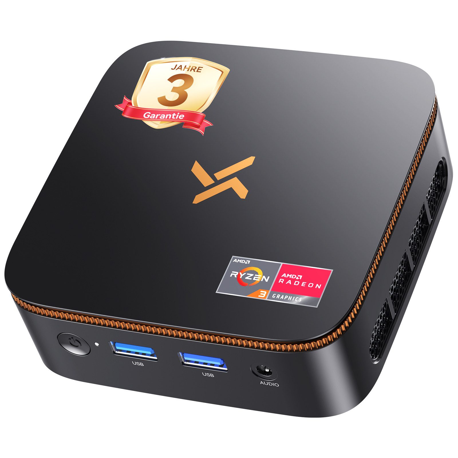 blackview Neuer Huidun H50 AMD Ryzen 3 desktop pc 16GB + 512GB Win 11 Pro Mini-PC (AMD AMD Ryzen 3, AMD Ryzen 3300U, 16 GB RAM, 512 GB SSD, 4C/4T, 4K UHD, HDMI Gigabit Ethernet, bis zu 3,5 GHz)