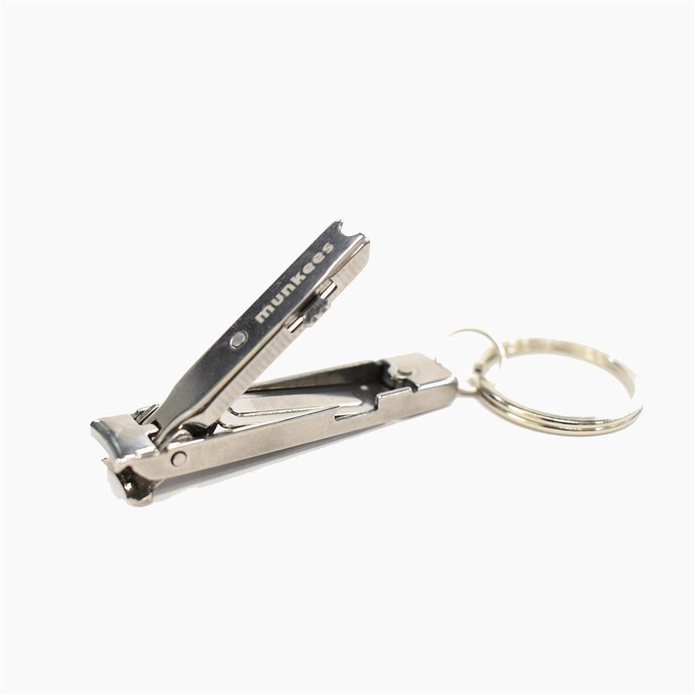Munkees Schlüsselanhänger ultradünner Nagelknipser präzise & scharf