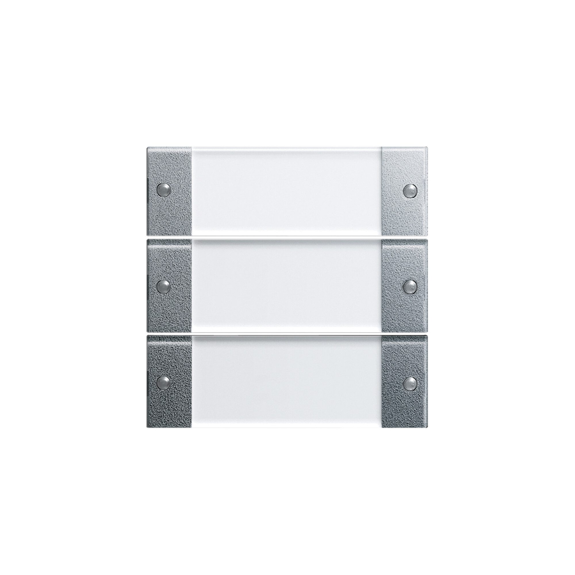 GIRA Schalter Gira Wippenset 3-fach alu 213326