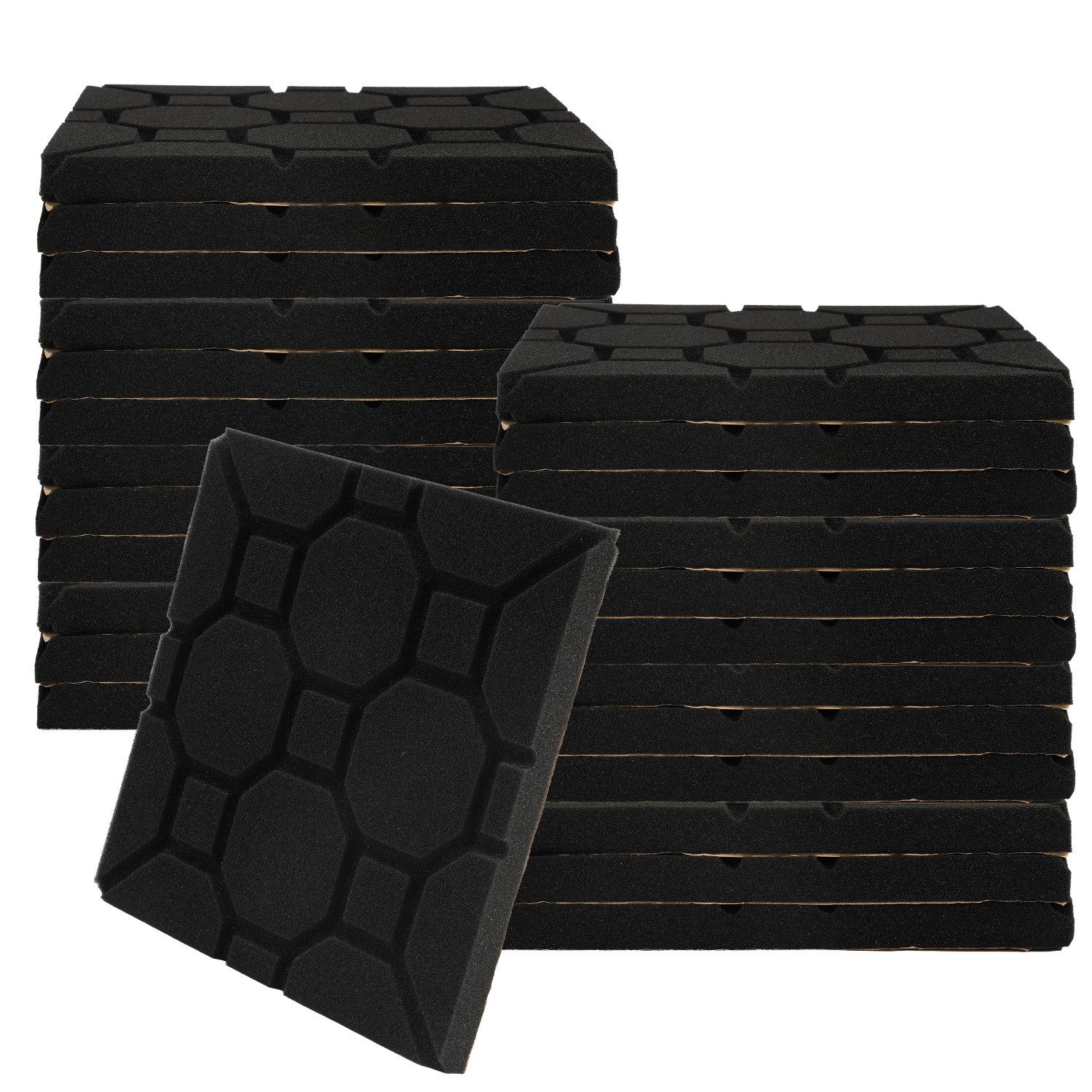 Clanmacy Akustikplatte 24 Stück Akustikplatte Quadrat Akustikschaumstoff 30 günstig online kaufen