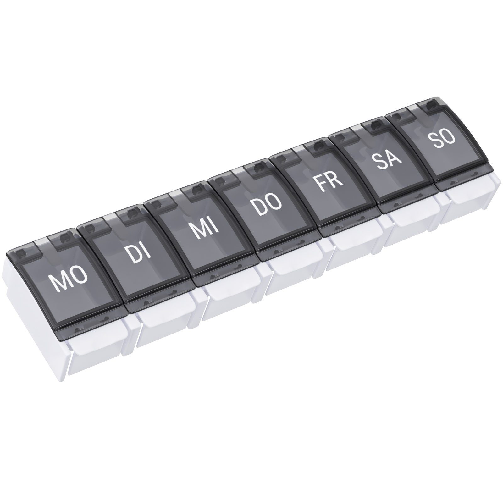 Pillendose Tablettenbox 7 Tage mit Druckverschluss