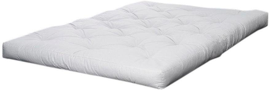 Futonmatratze Comfort Futon, 15 cm hoch, mehrere Größen, handgefertigt, Karup Design, 15 cm hoch, Aus Baumwolle und einem Kern aus PU-Schaum. Made in Europe