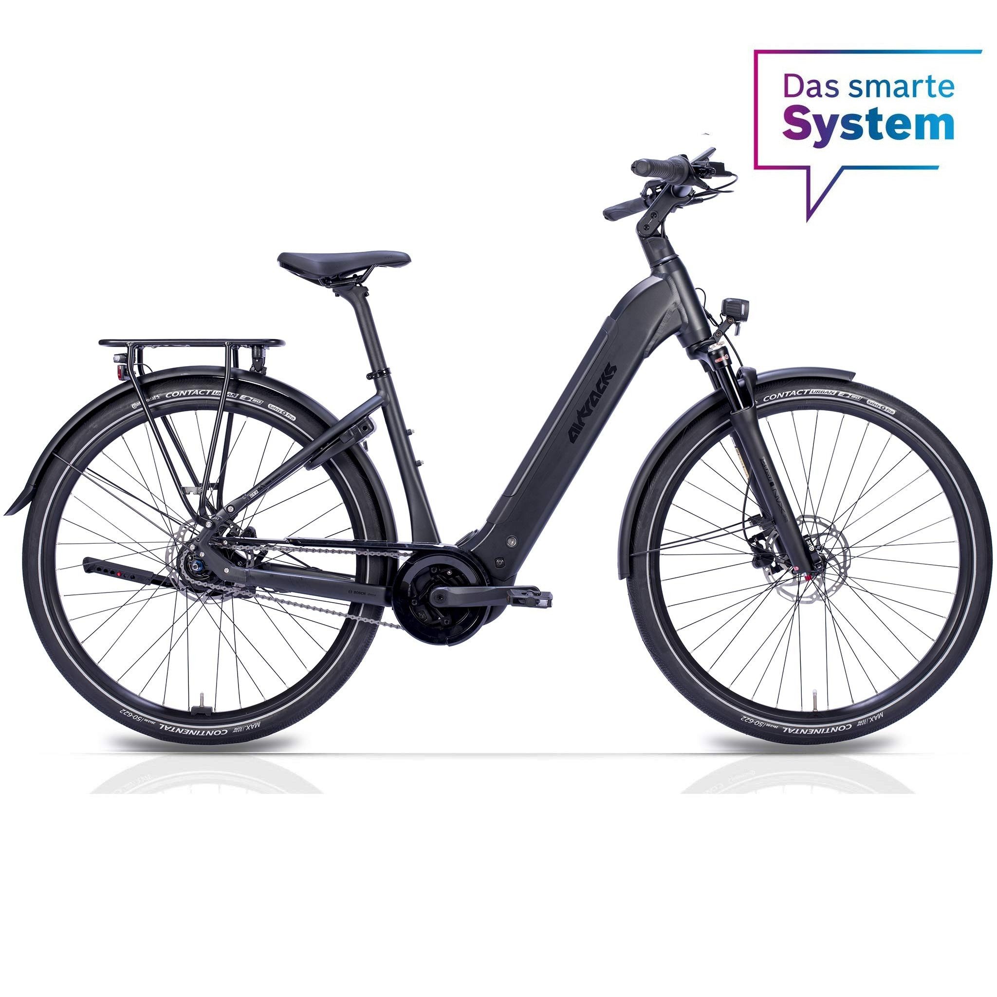 Airtracks E-Bike Cityrad 28 Damen E-Bike CIty Fahrrad LS Wave TERRA CT2 BOSCH Performance Line, 8 Gang Shimano Shimano Nexus 8 Schaltwerk, Nabenschaltung, Mittelmotor, 600 Wh, (Akku PowerTube 600Wh, Smart System), Display Intuvia 100, Tiefeinsteiger, Größ