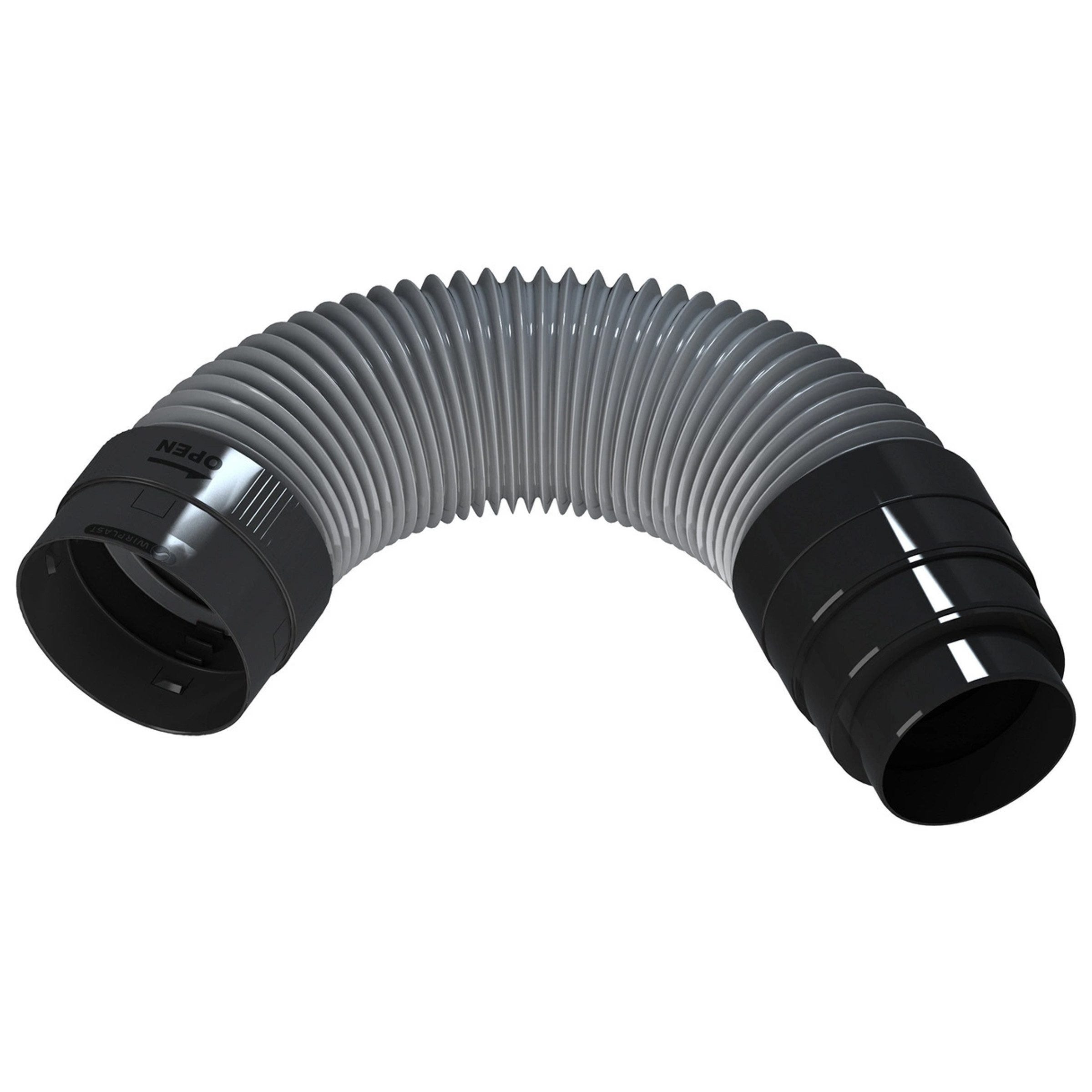 PAROTEC Flexrohr Ruroflex KLIK DN150 Flexrohr Anschlussrohr Lüftung Reduktion, (1-tlg)