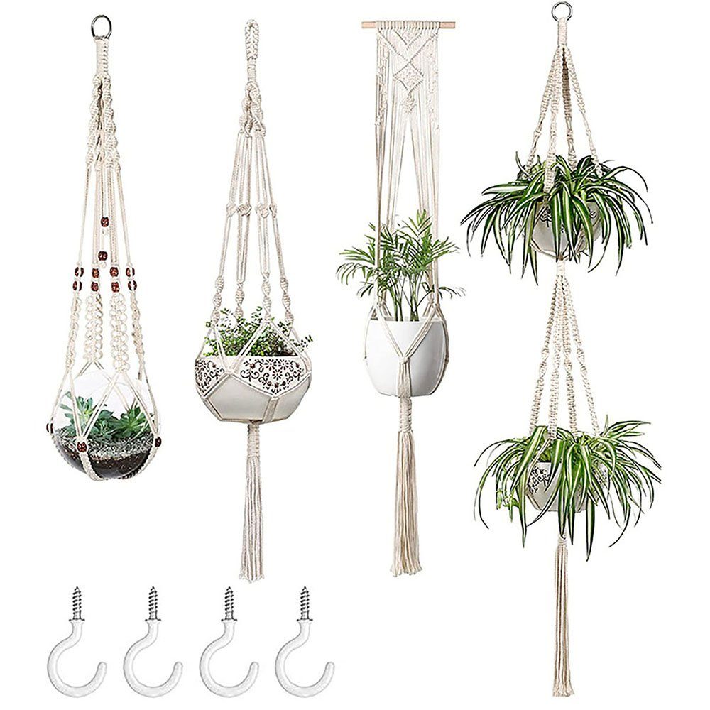 CTGtree Blumenständer Wandbehang Blumentopf Halter Boho Home Decor