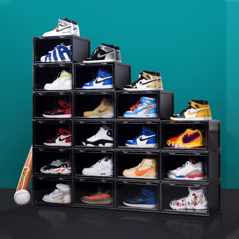 PUCHIKA Schuhbox Typ-D, Aufbewahrungsbox stapelbar, 6er günstig online kaufen
