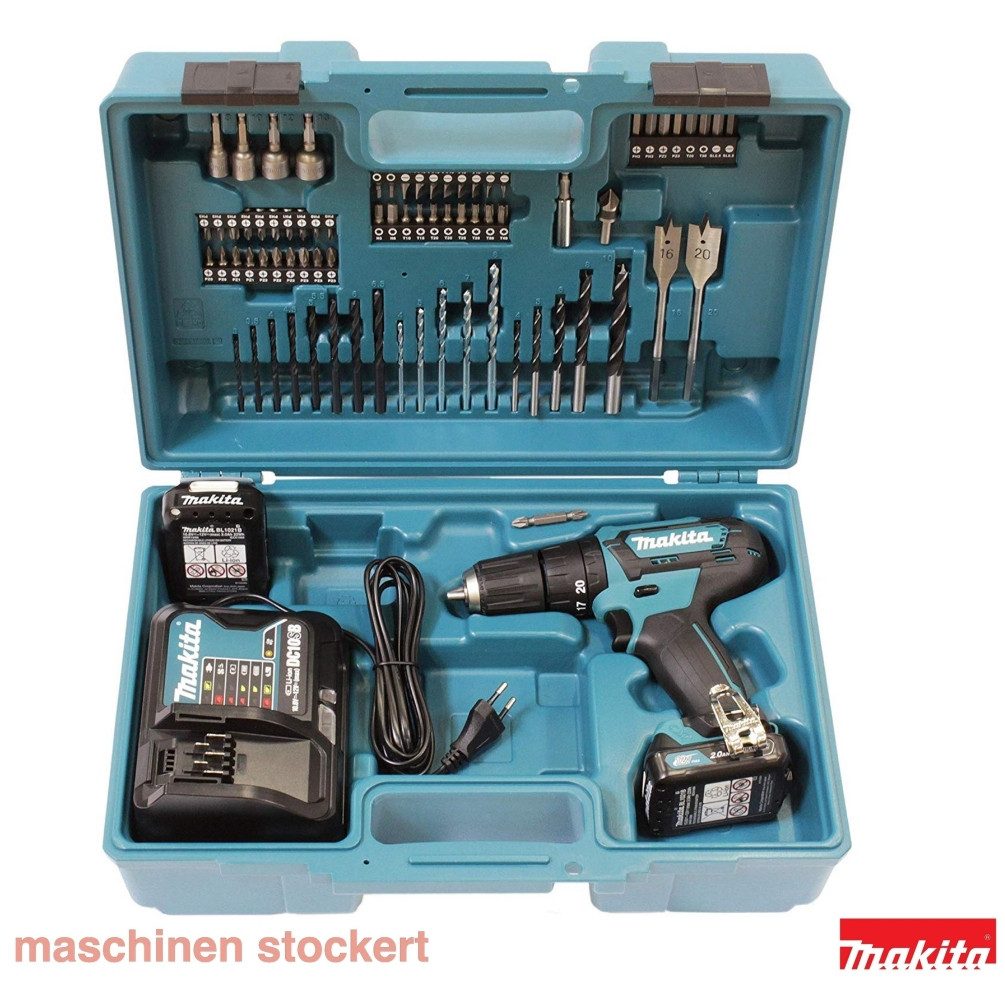 Makita Akku-Bohrschrauber Akku-Schlagbohrschrauber HP333DSAX1 12 Volt, günstig online kaufen