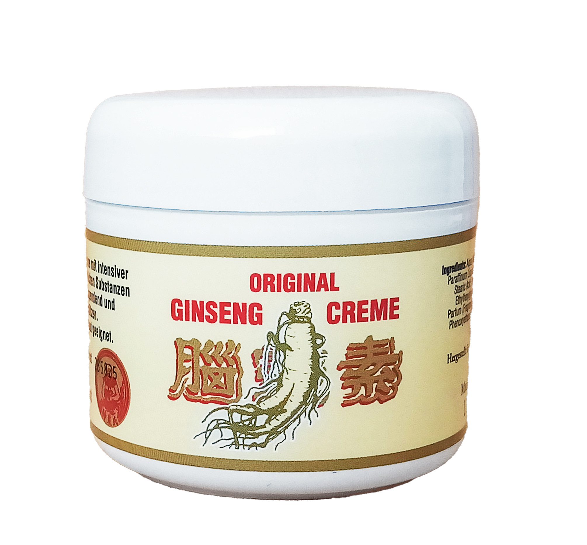 Feuchtigkeitscreme Original GINSENG CREME 125ml Extrakt Ginsengcreme Feuchtigkeitscreme