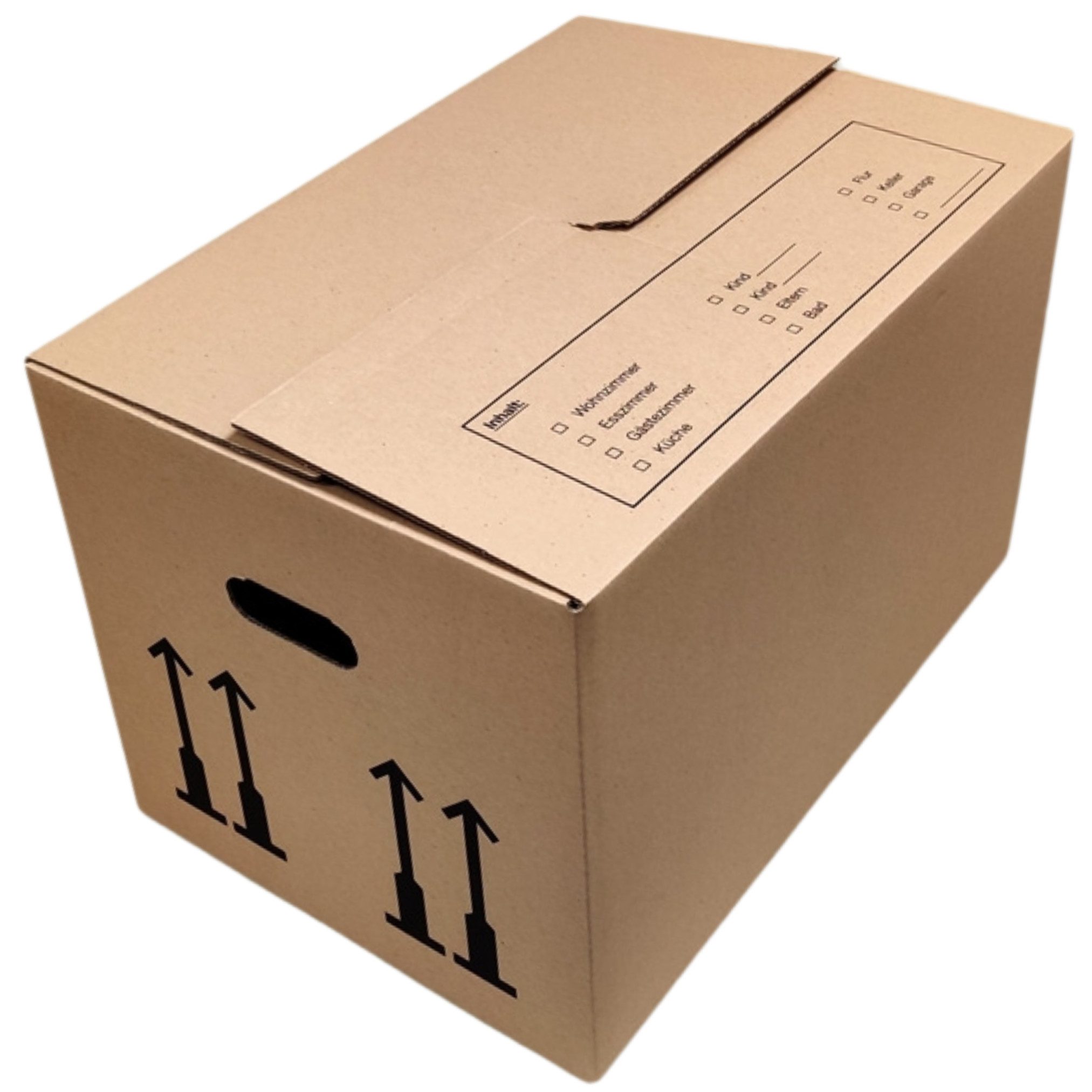 Packen24 GmbH Umzugskarton Umzugskarton M 520 x 350 x 330 mm Bücherkarton zweiwellig