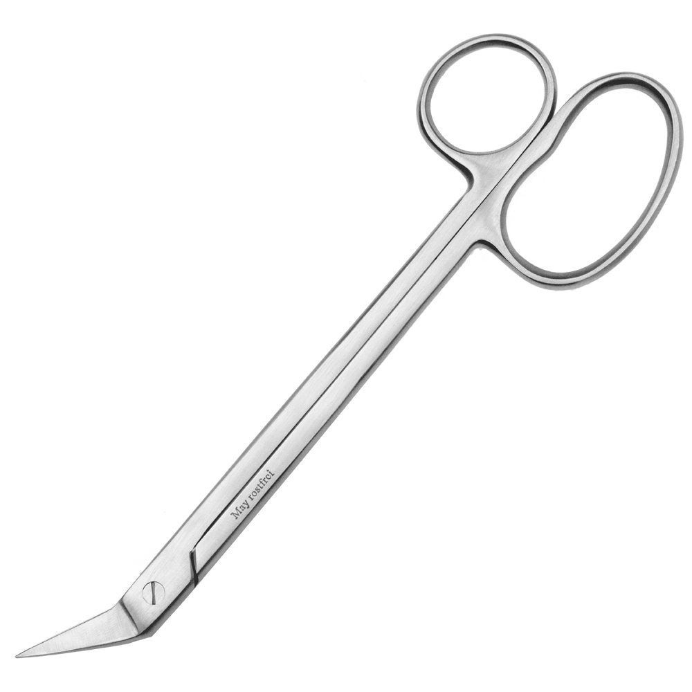 May Nagelschere Extra Lange Fuß (19cm), Edelstahl mit Mikrozahnung, Ideal bei