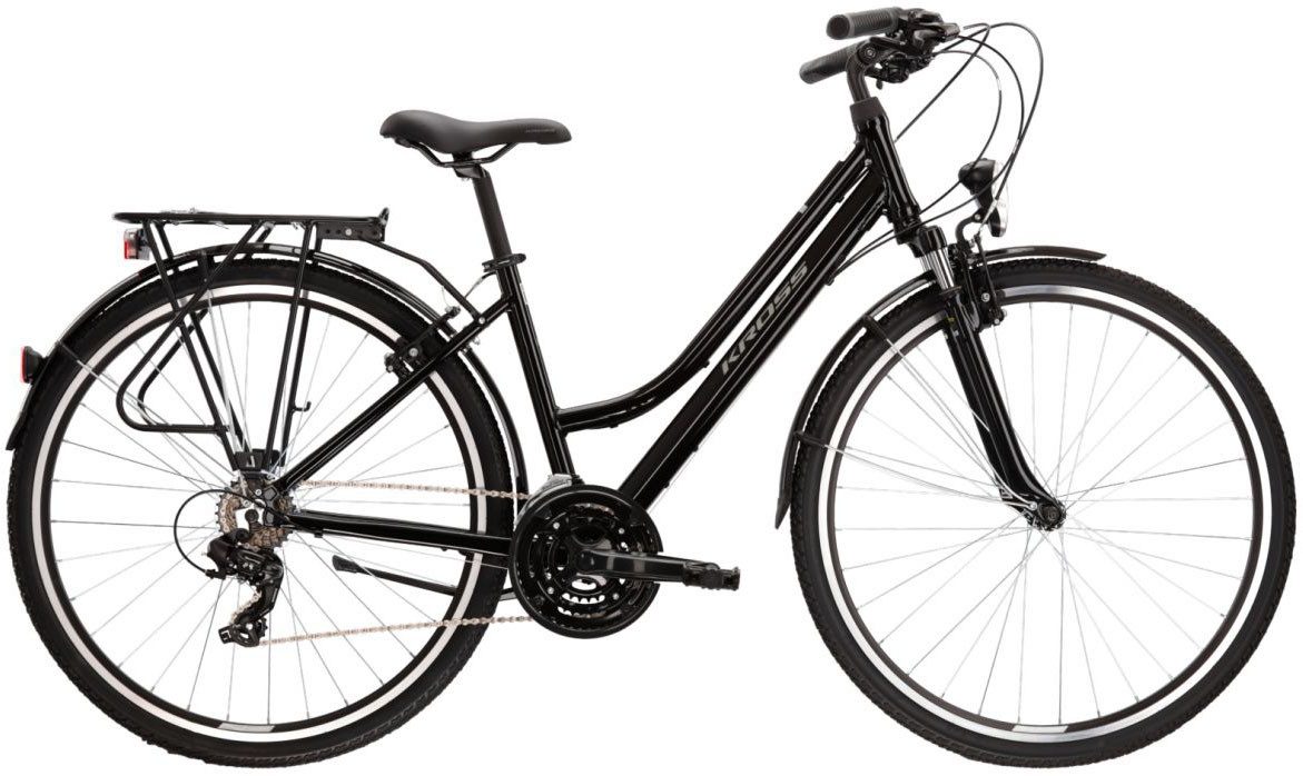 Trekkingrad KROSS Trekkingrad Trans 1.0 28" schwarz