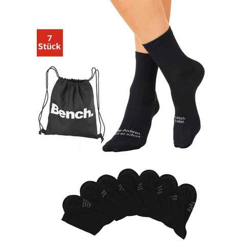 Bench. Socken (Packung, 7-Paar) mit Turnbeutel