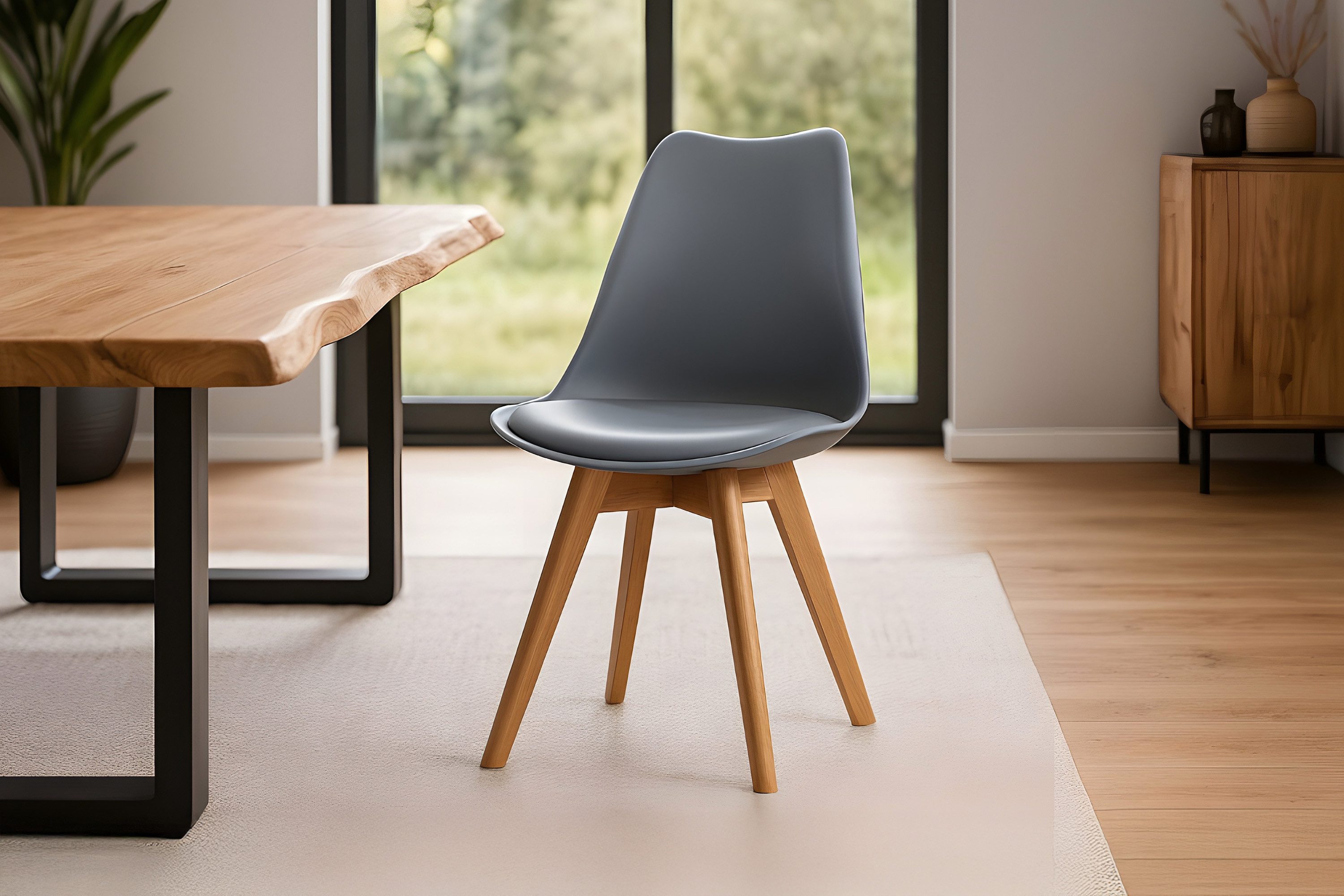 SAM® Schalenstuhl Lovely, Sitzpolster aus Kunstleder, günstig online kaufen