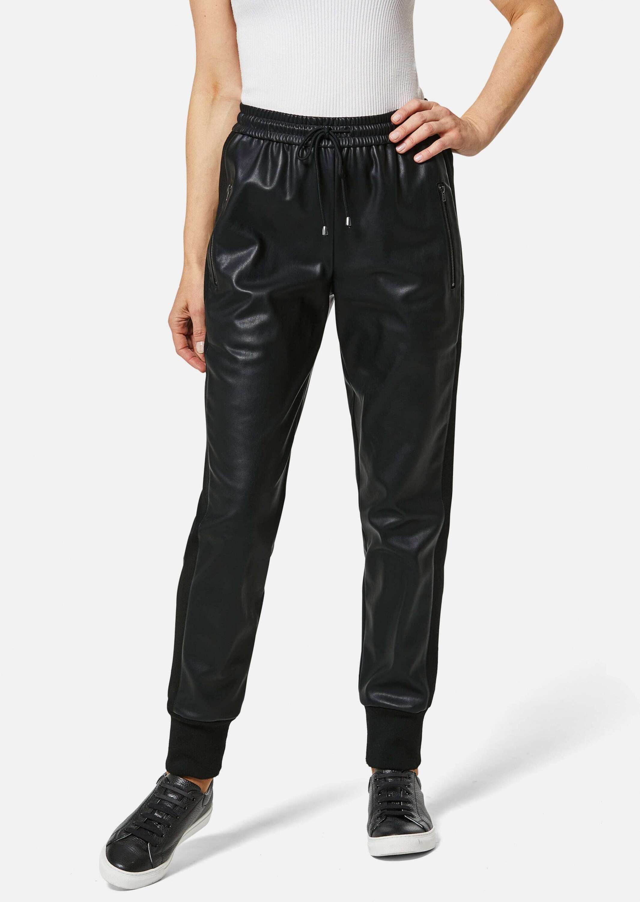 MADELEINE Jogger Pants Hose aus Lederimitat günstig online kaufen