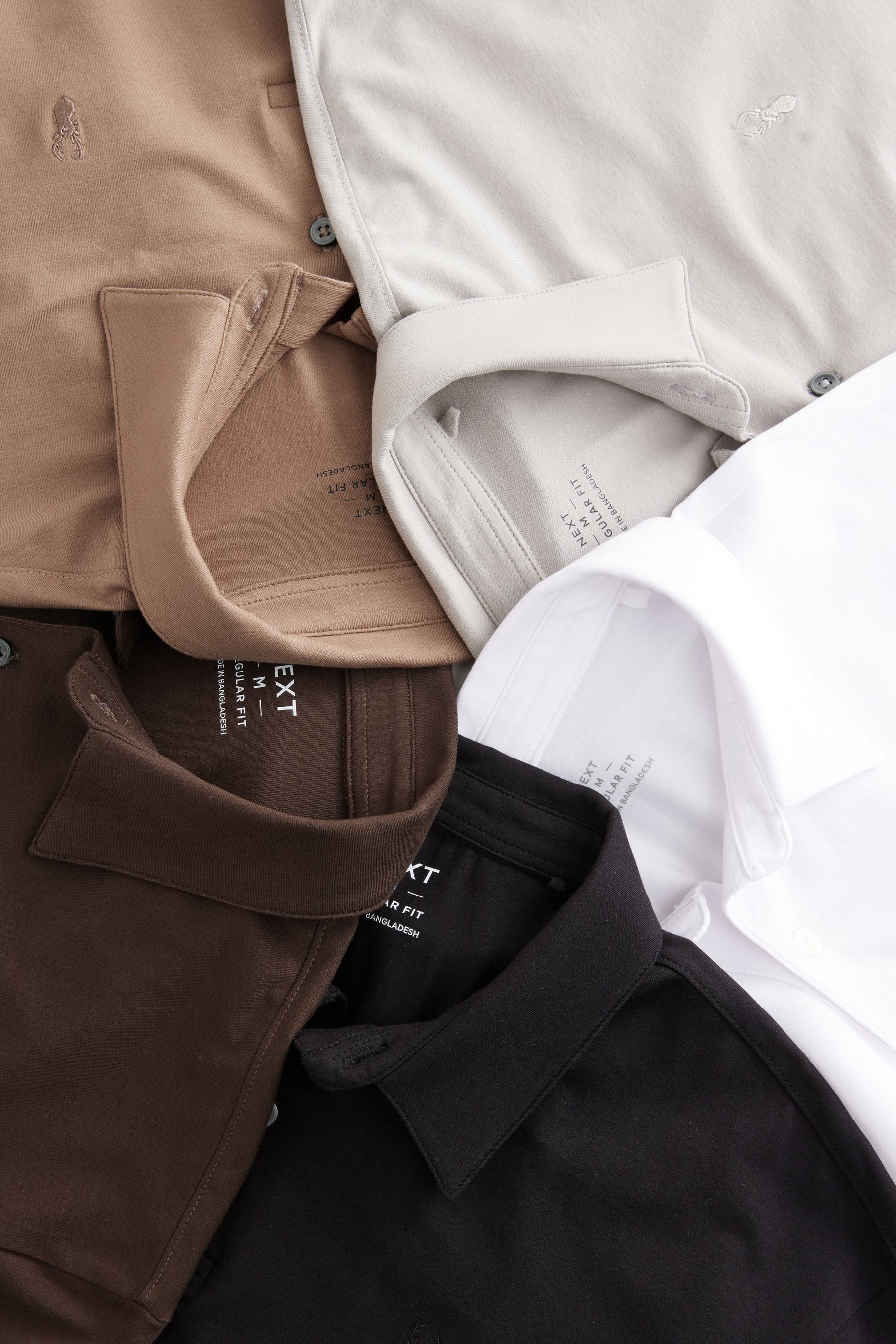 Next Poloshirt Regular Fit Kurzarm-Poloshirts, Jersey, günstig online kaufen