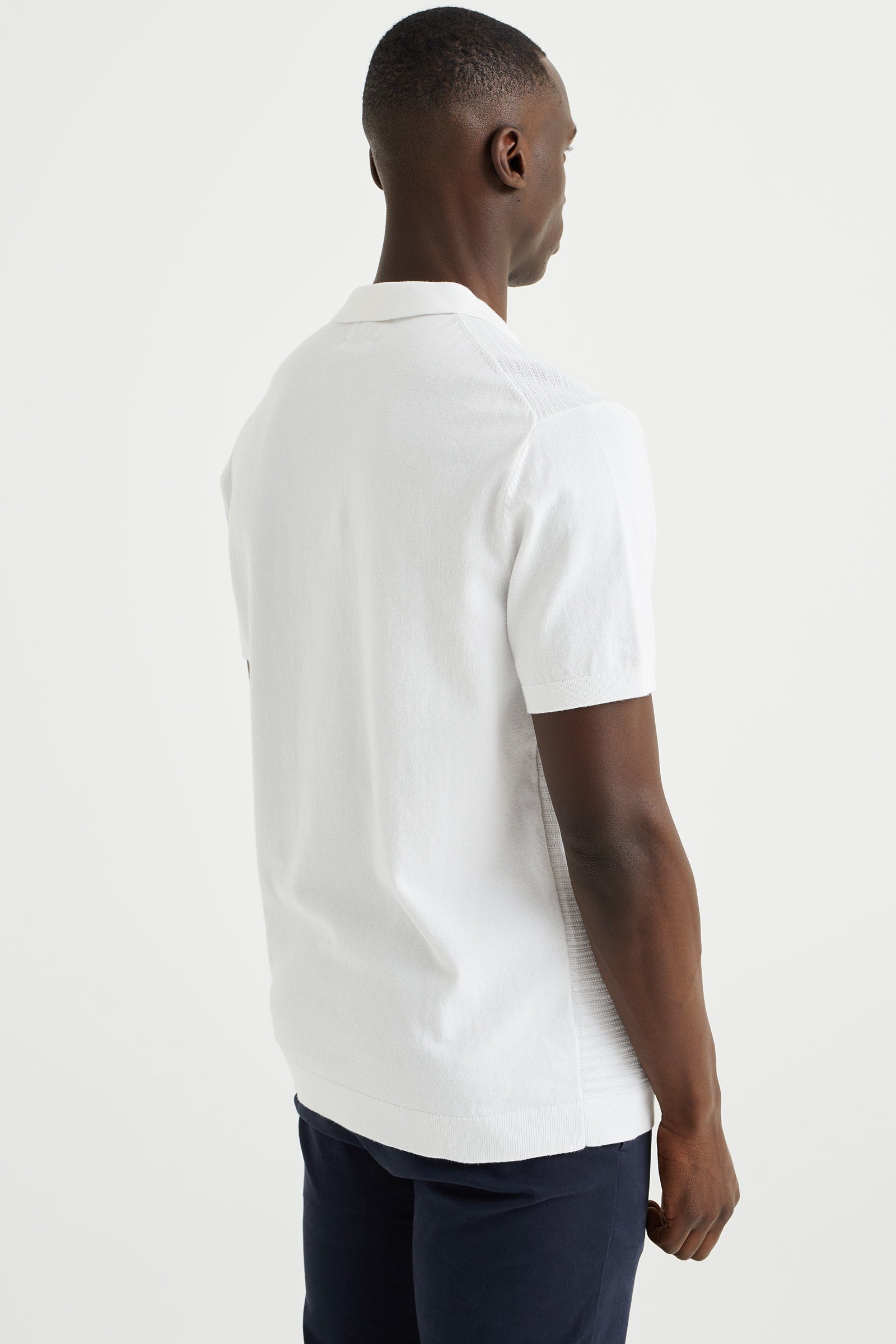 Weiß WE Fashion (1-tlg) Poloshirt