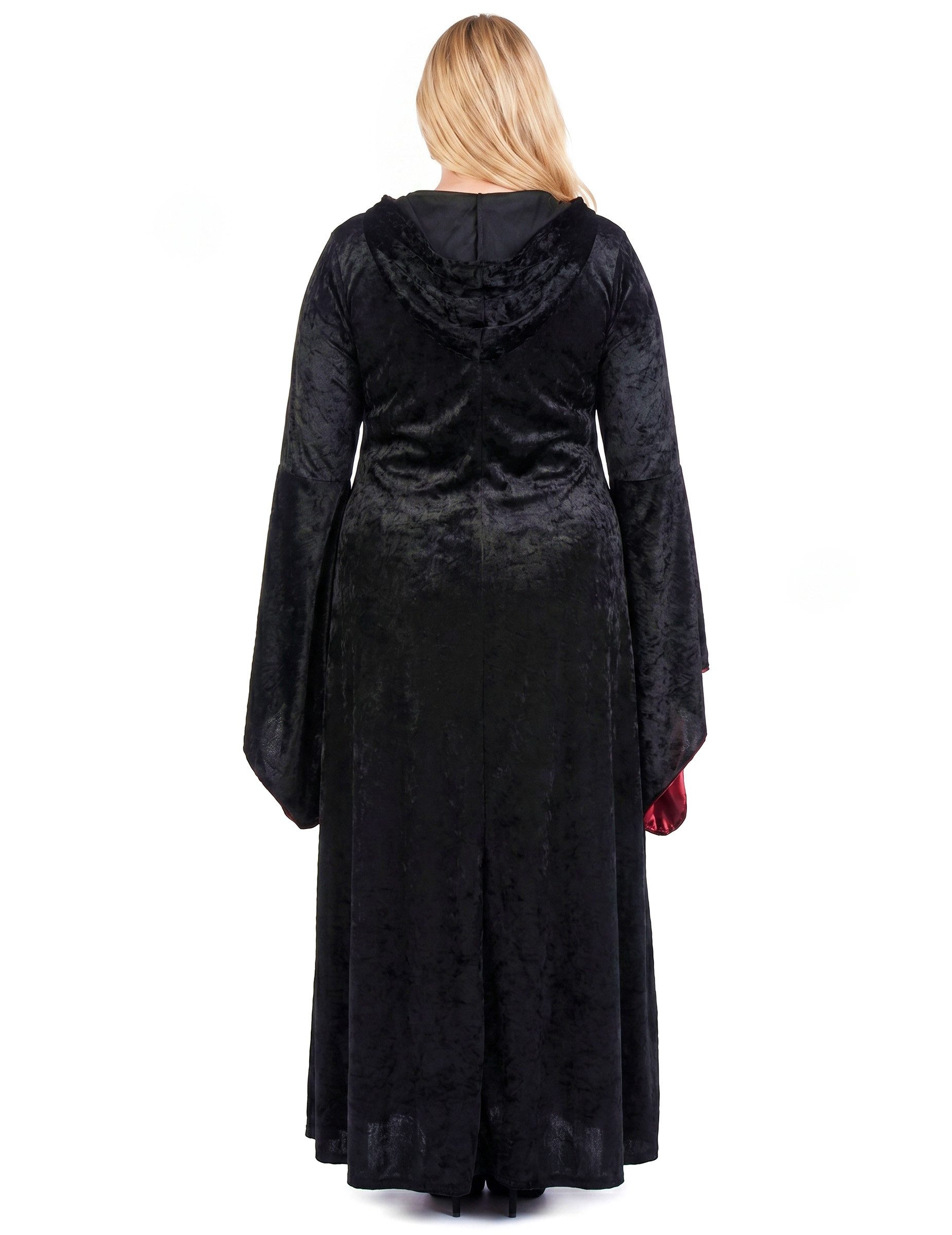 JADEO Kostüm Elegantes Hexenkostüm in Übergrösse für Damen rot-schwarz