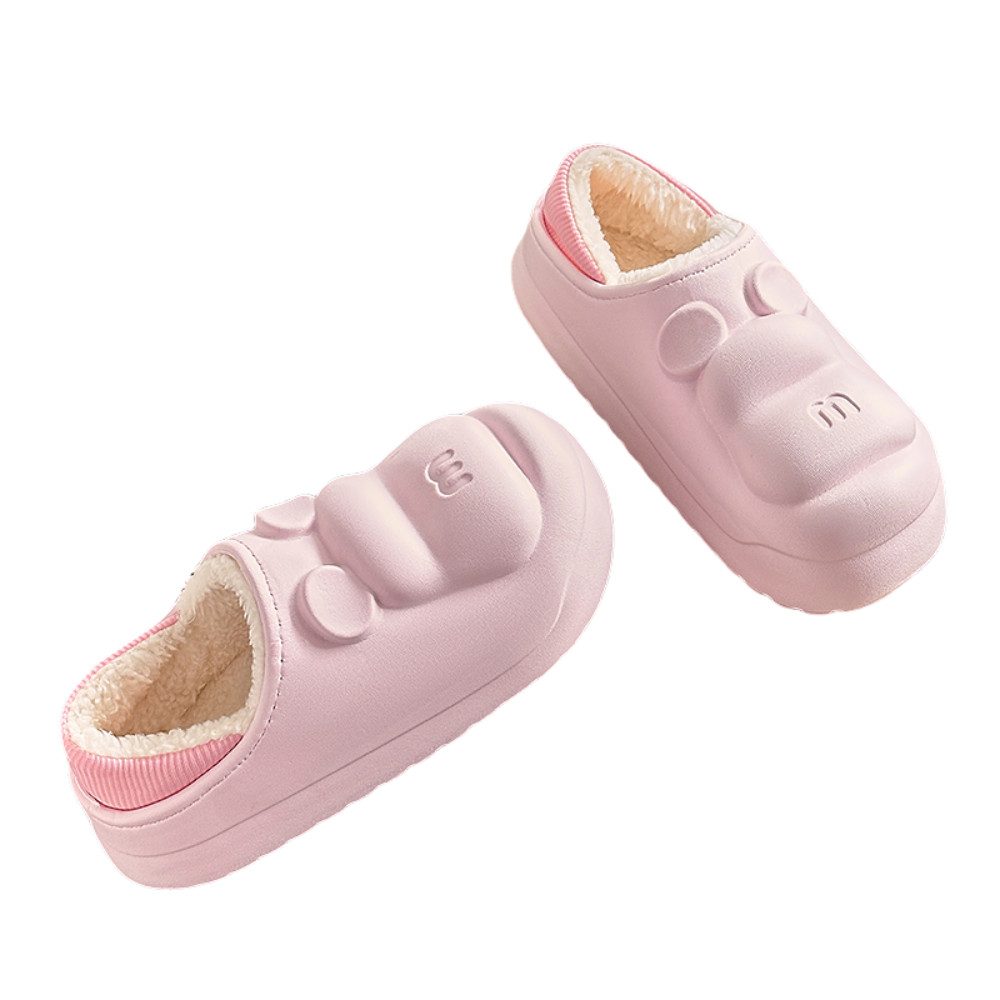 Winterwarme Baumwollhausschuhe Hüttenschuhe