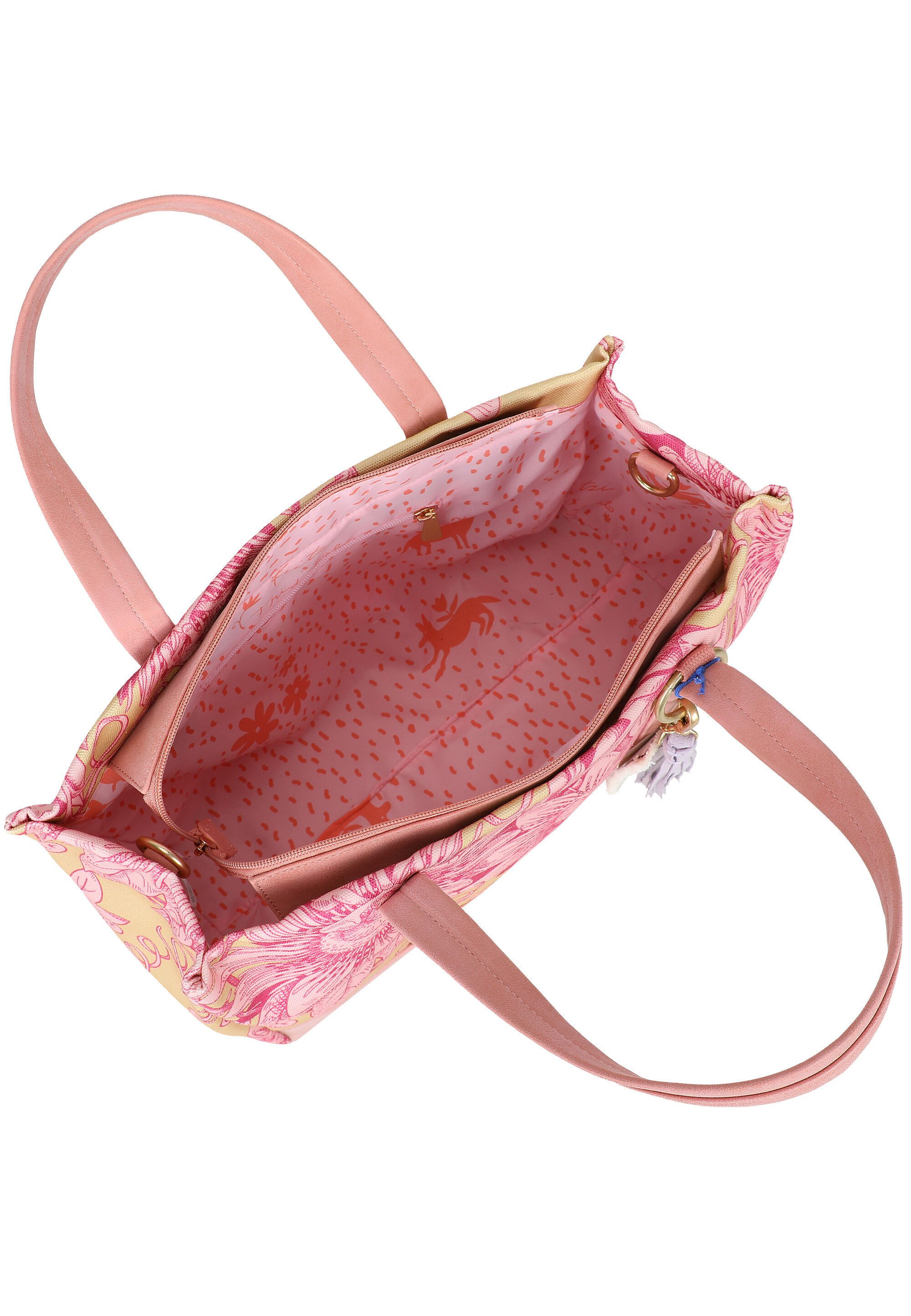 Fritzi aus Preußen Beuteltasche Fritzi x Frida Kahlo, mit Blumenprint