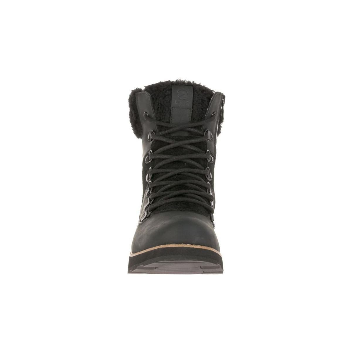 Kamik Arielf Winterstiefel wasserdichter Damen Leder-Wintersschuh, knöchelhoch