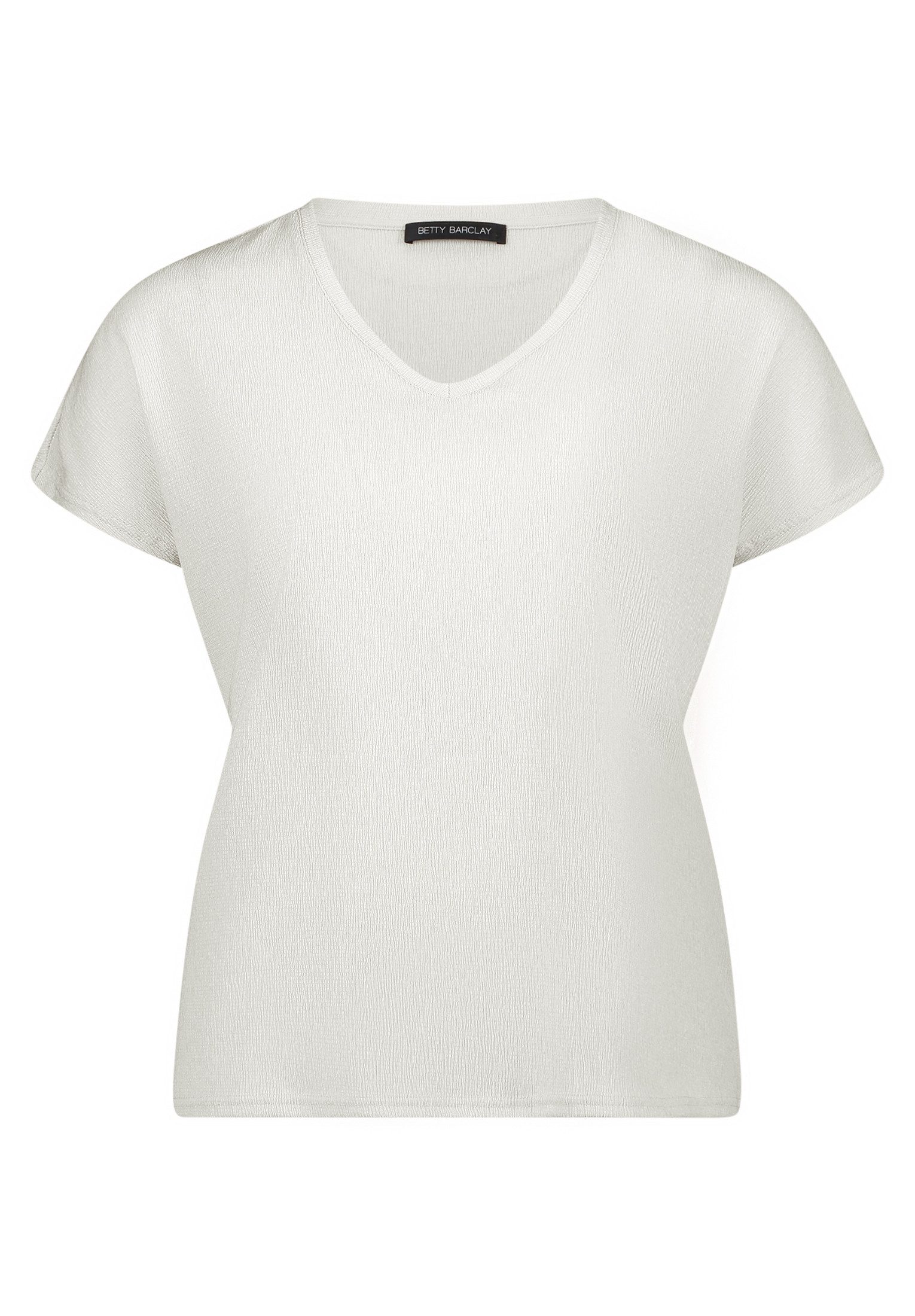 Kurzarmshirt Damen mit Struktur