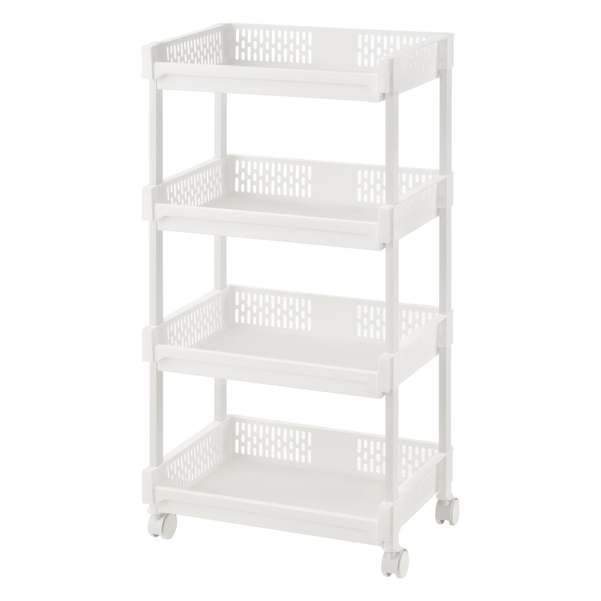 en.casa Beistellwagen, »Fedje« 4 Etagen Servierwagen