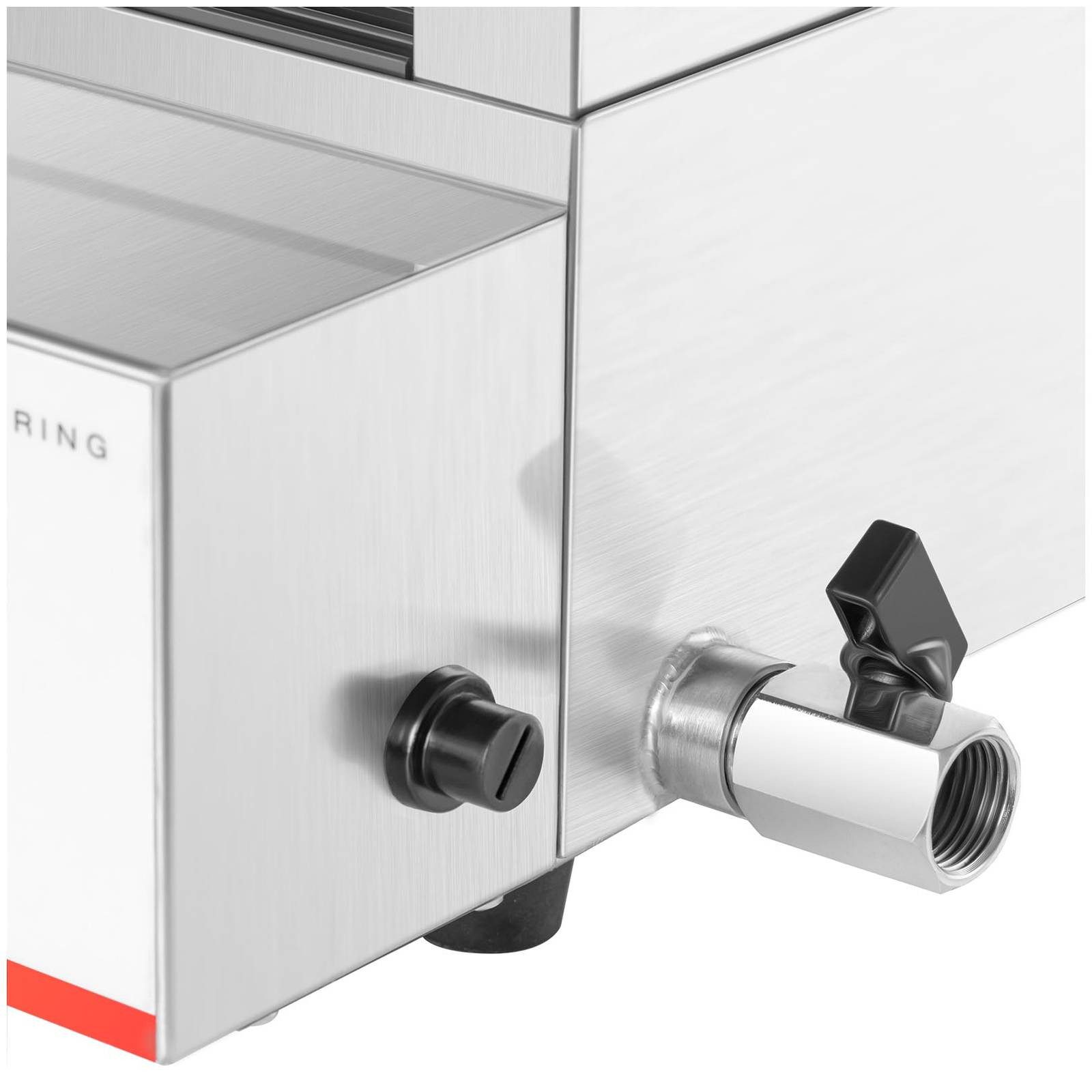 Royal Catering Hotdog-Maker Würstchenwärmer Wurstkocher 300 Würstchen 100 Brötchen Hot Dog Steamer, 2400 W