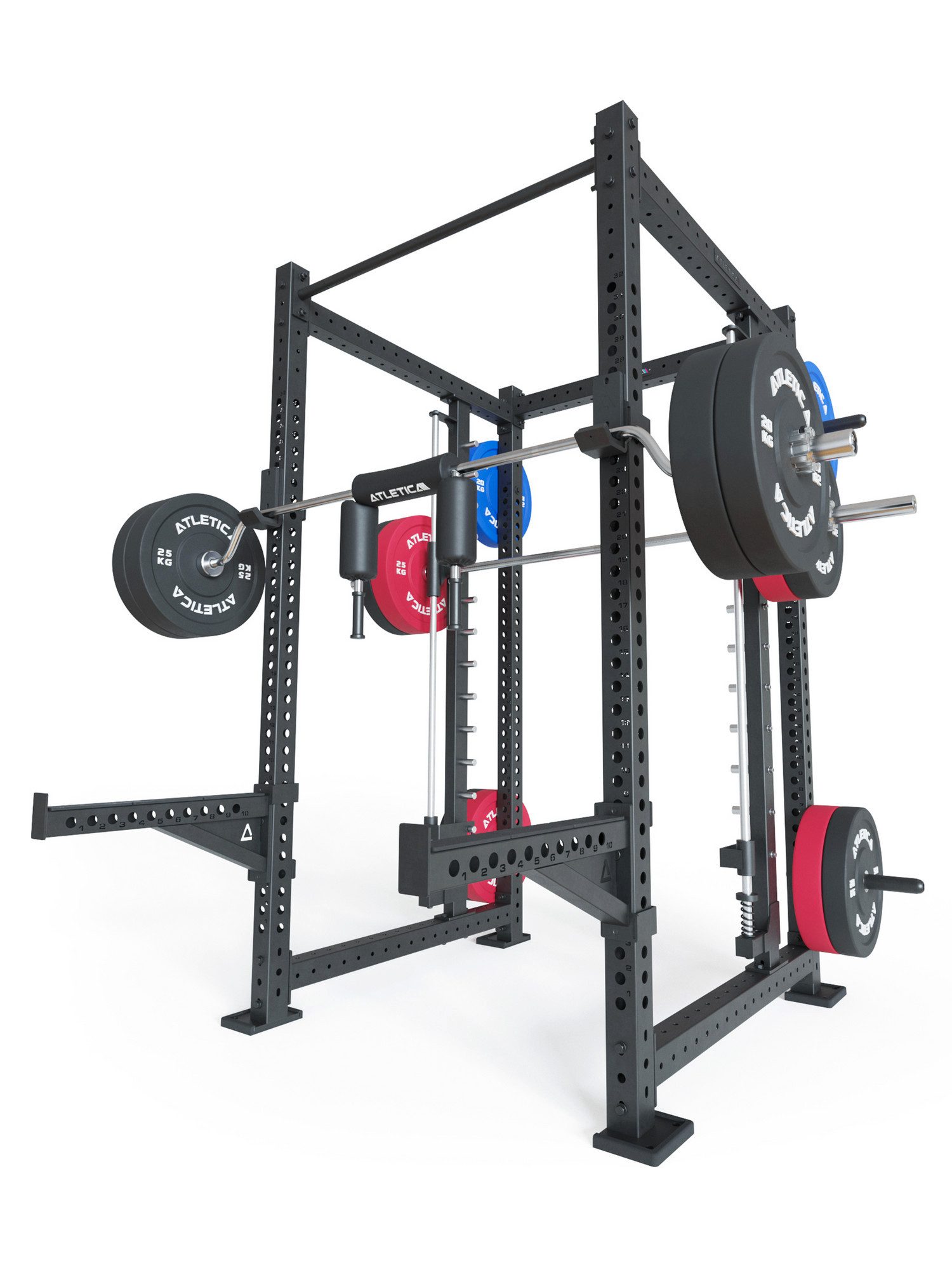 ATLETICA Power Rack R8 Spectre Long, Smith Machine inklusive