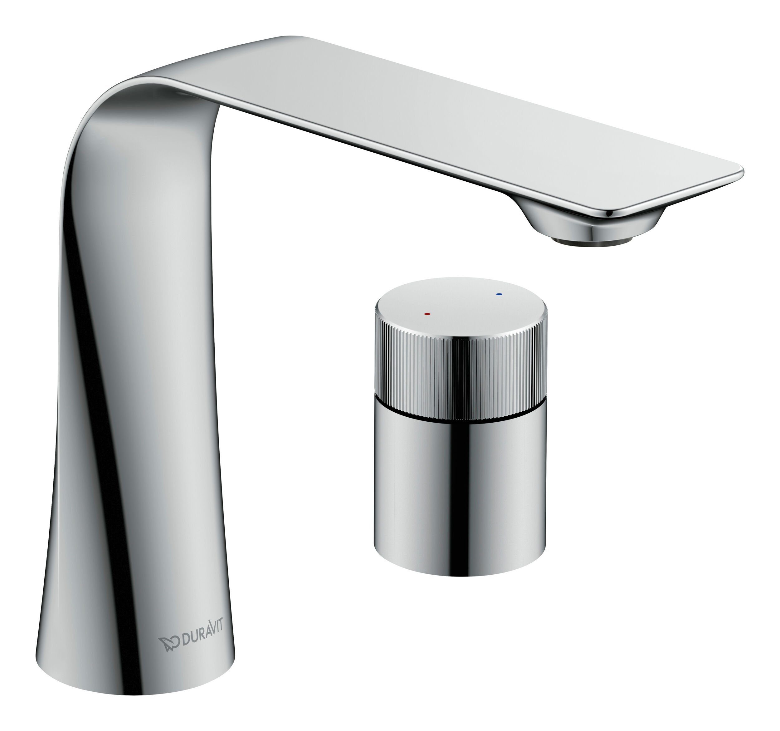 Duravit Waschtischarmatur D.1 2-Loch Ausladung 148 mm Drehgriff - Chrom