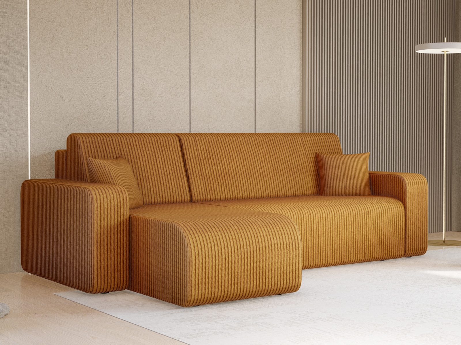 Compleo Ecksofa mit Schlaffunktion und Bettkasten günstig online kaufen