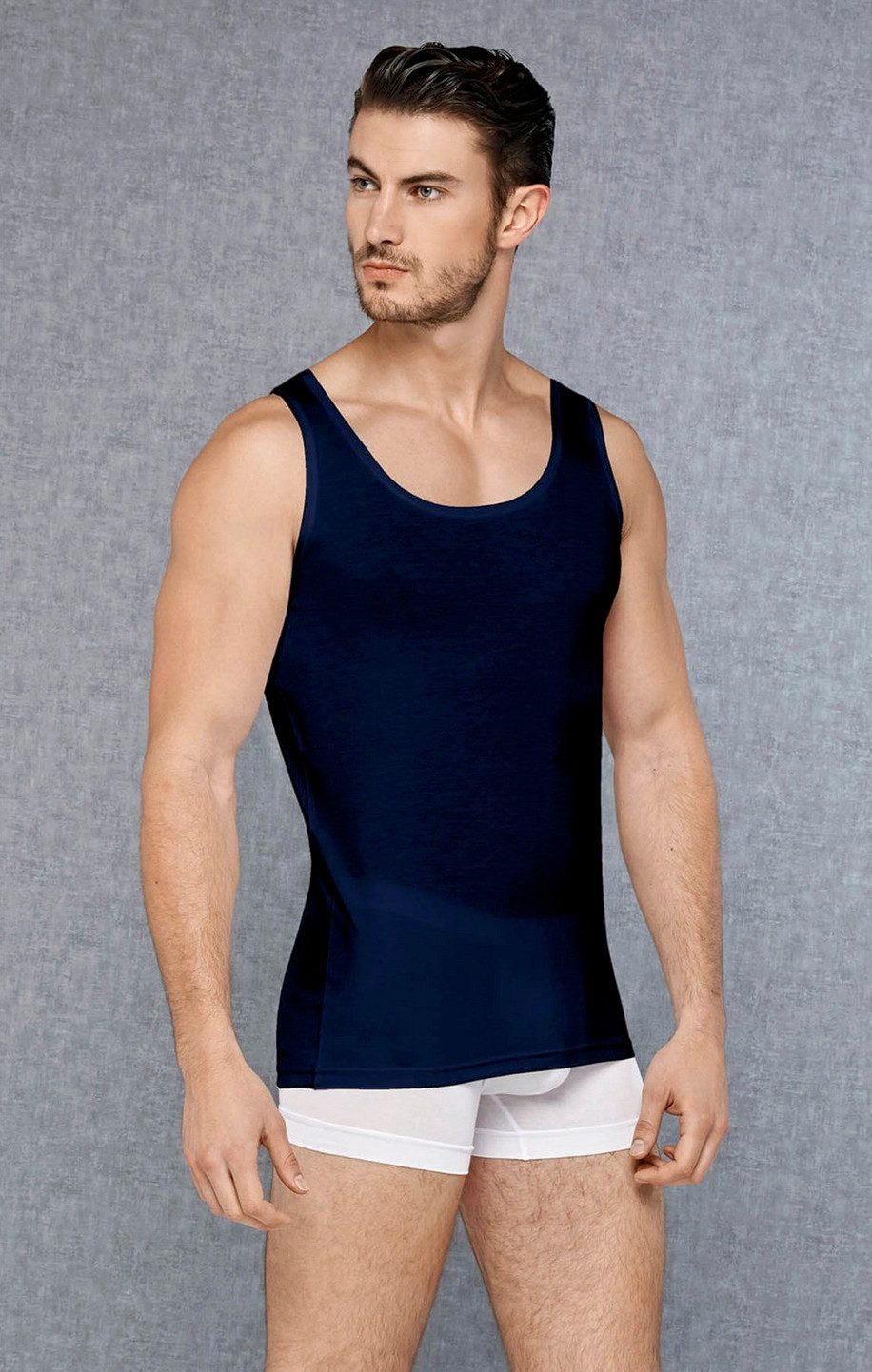 DOREANSE Unterhemd Herren Premium Basic Tanktop Atlet Ultraweich 2000 - 3 F günstig online kaufen