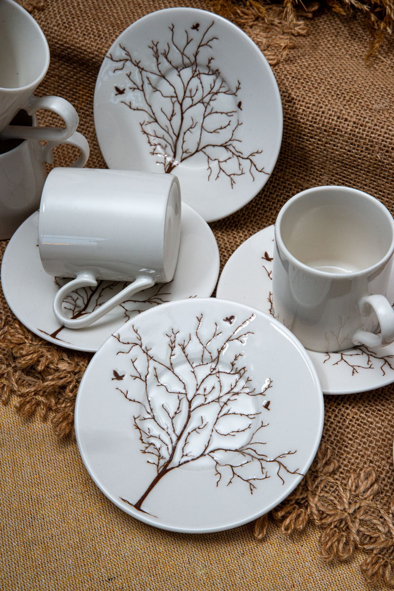 Hermia Concept Espressotasse Becher, 12-tlg., Porzellan, 12-teiliges Set